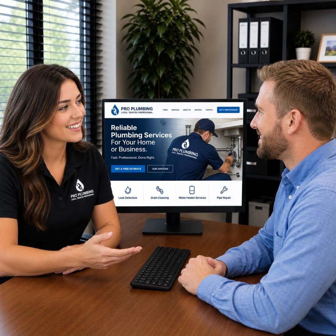 An image of a marketing consultation