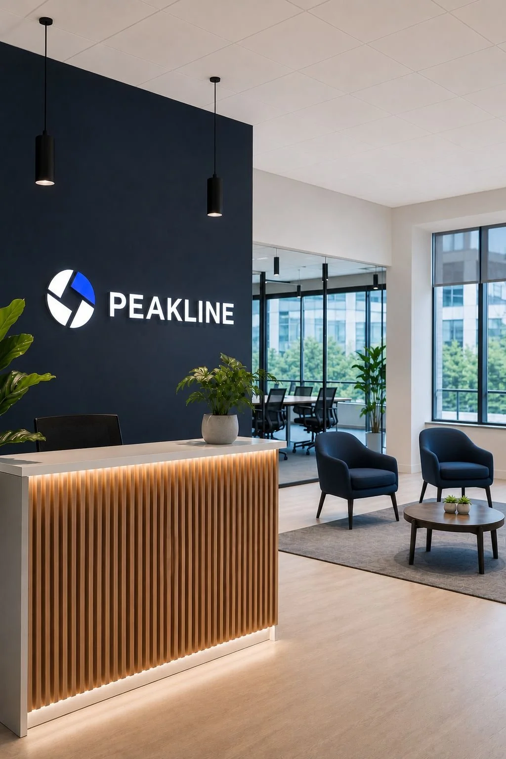 An image of Peakline's office