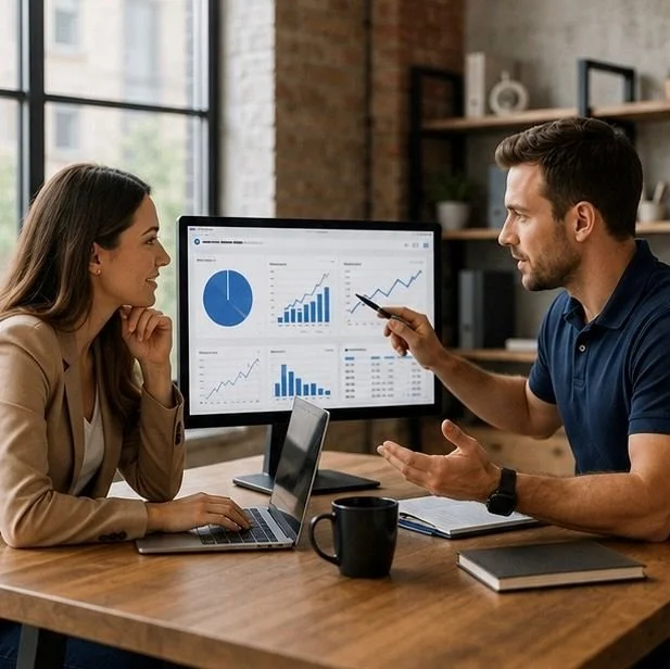 An image of a marketing consultation