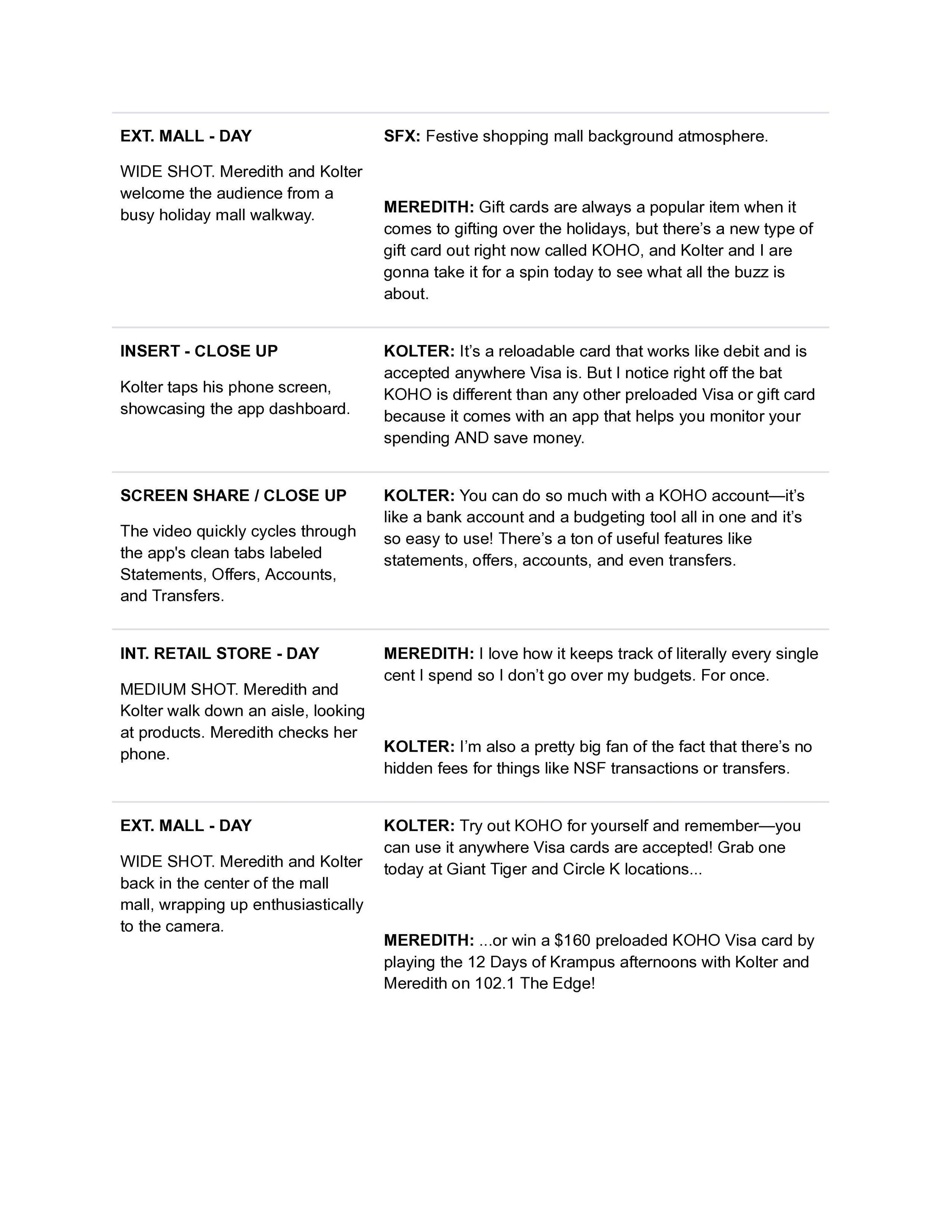 KOHO Campaign Video Ads Page 4