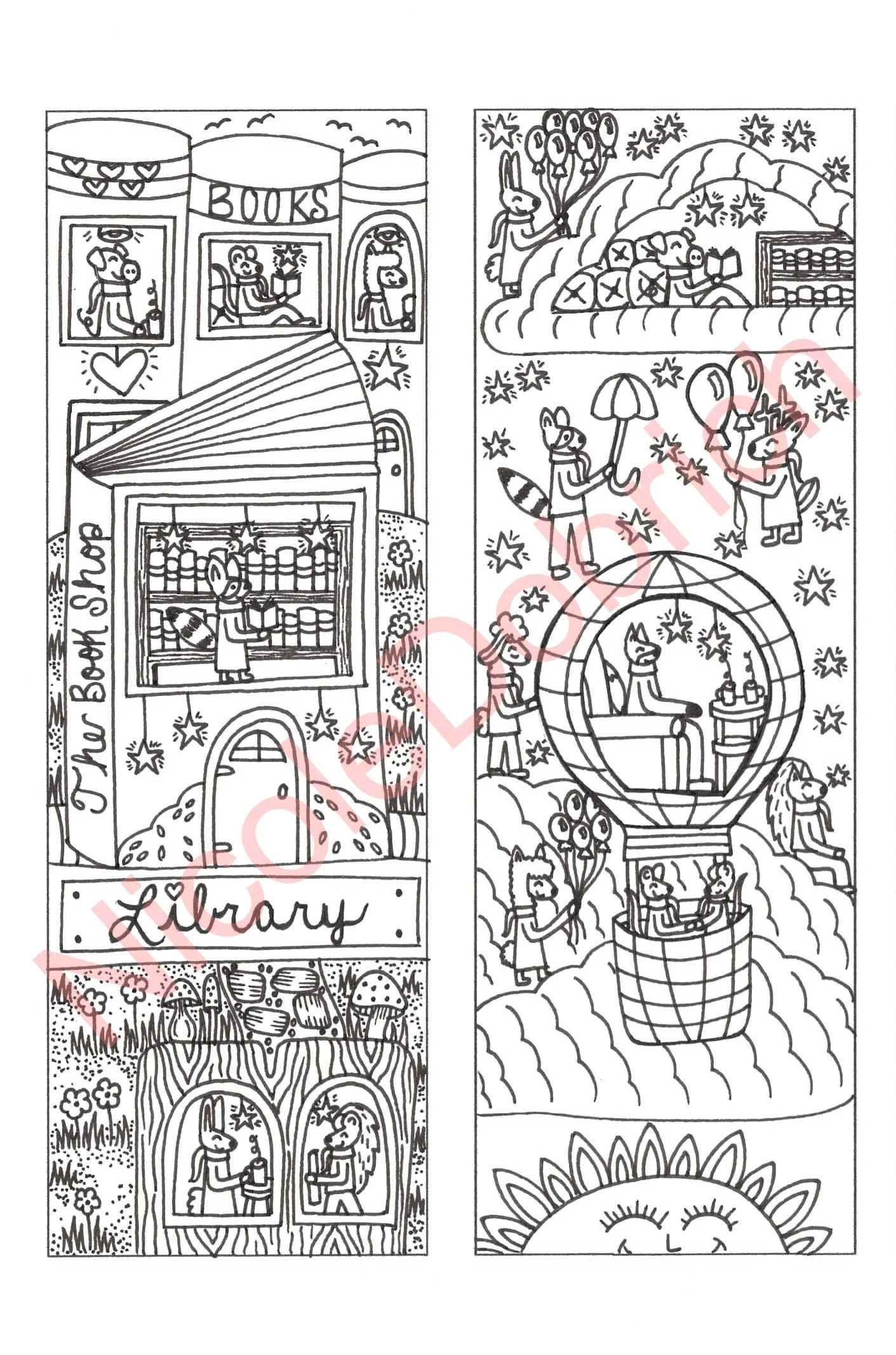 Woodland Creatures Bookmark 1 Watercolor 2.jpeg