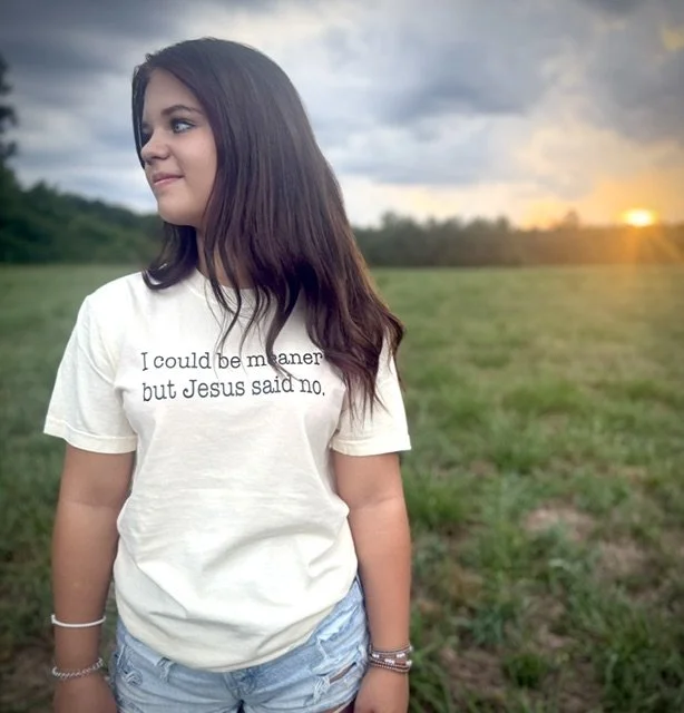 I could be meaner but Jesus said no Tee