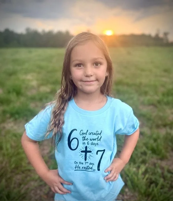 6 + 7 Girls Tee