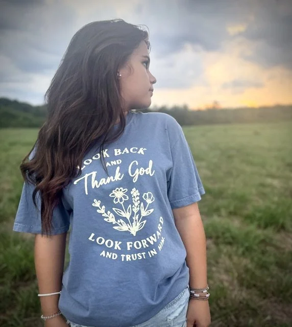 Look Back and Thank God Tee