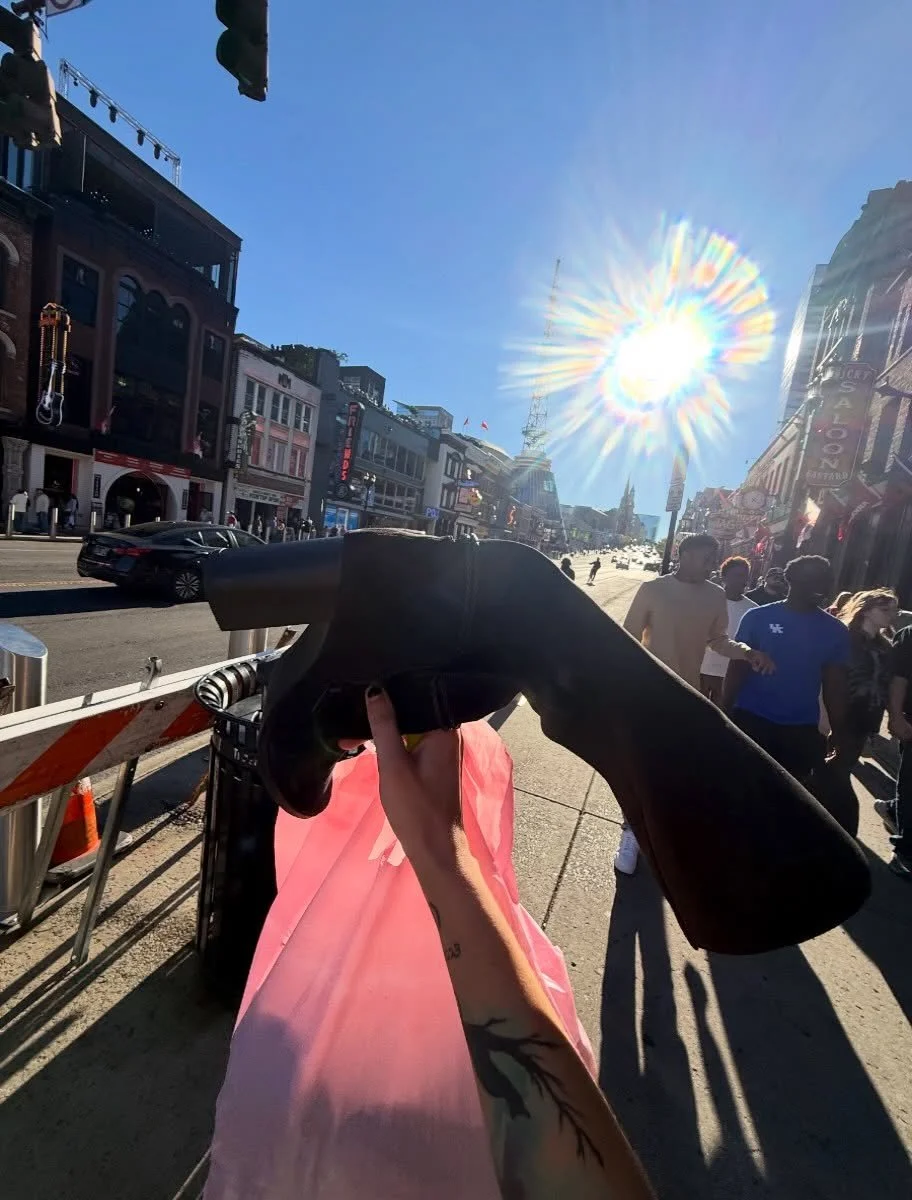 Barefoot on broad is crazy but we had a time 🦅 @thecontroversialblonde @dave_the_viking_  #nashville #broadway #tennessee #vote #fyp