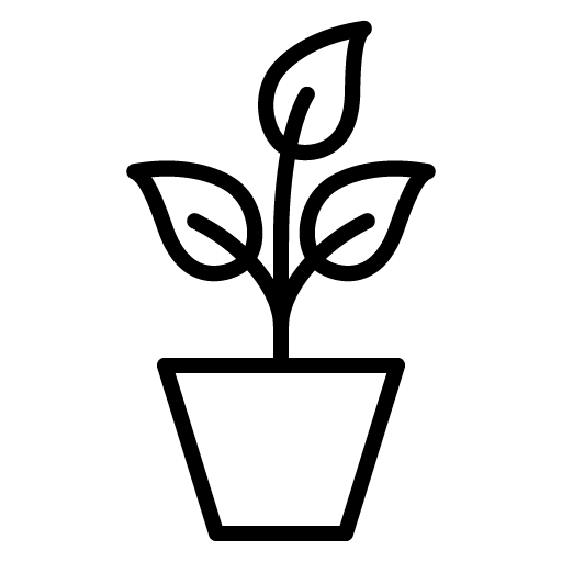 An illustration of a potted plant.