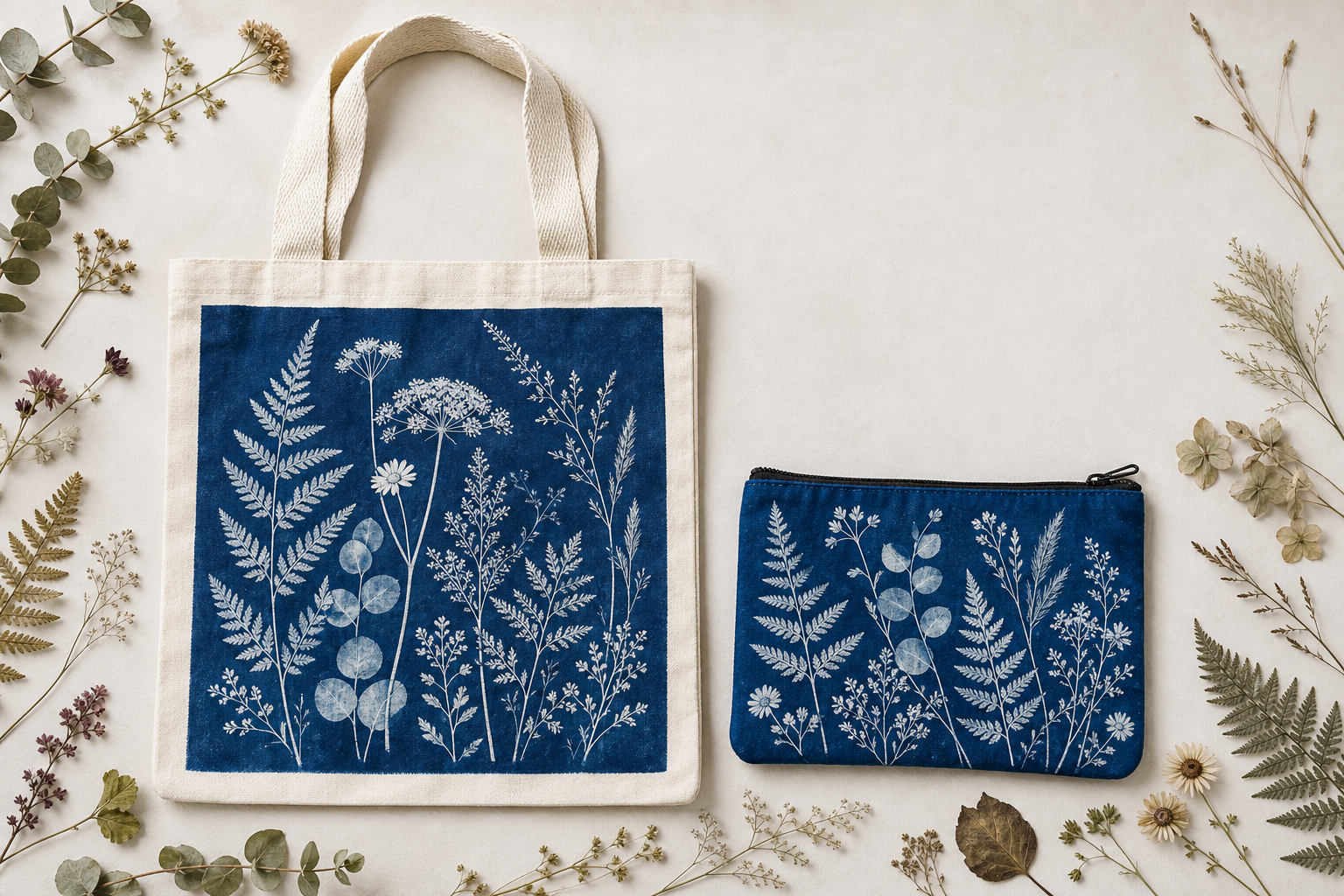 Cyanotype Printing on Fabric (Friday, November 6  7:00PM - 9:00PM)