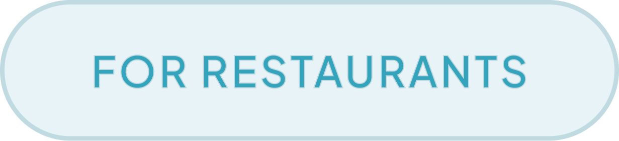 Blue and white sign that reads 'FOR RESTAURANTS'
