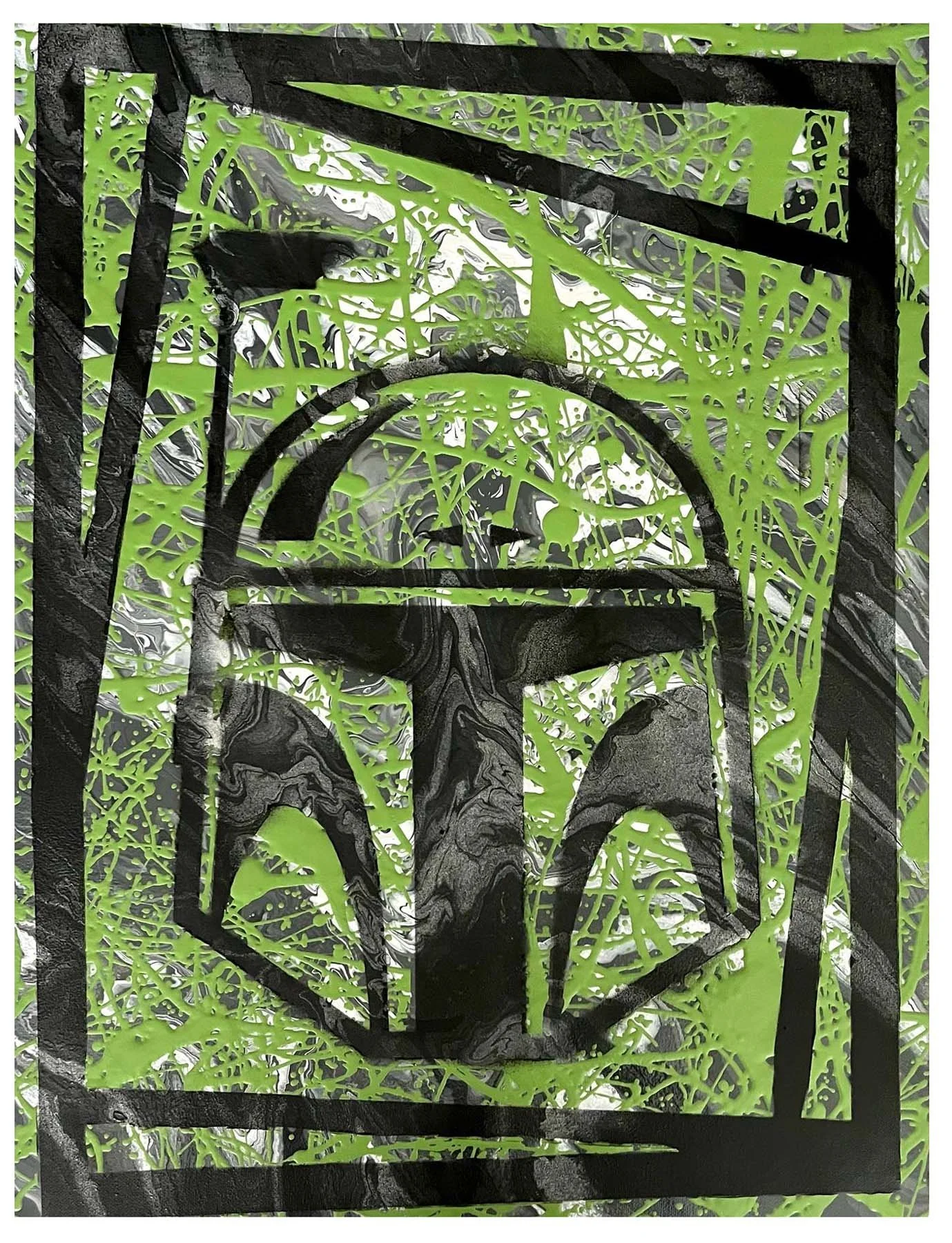 Boba Fett
Paint on a 18x24 canvas