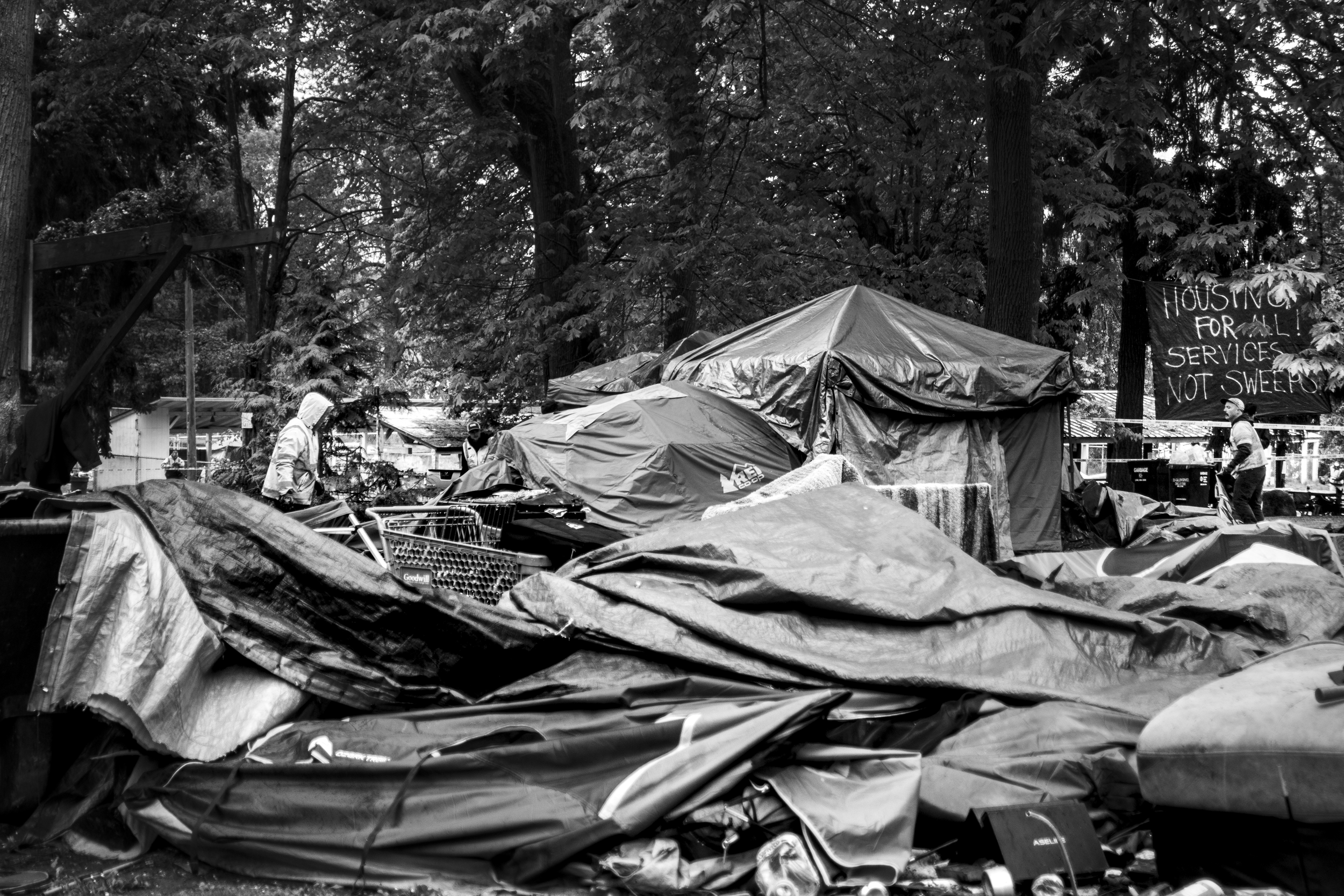Sweeping the City: Encampments and the backlash against unhoused Americans (ongoing)