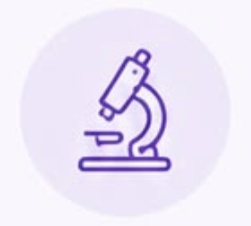 Icon of a microscope