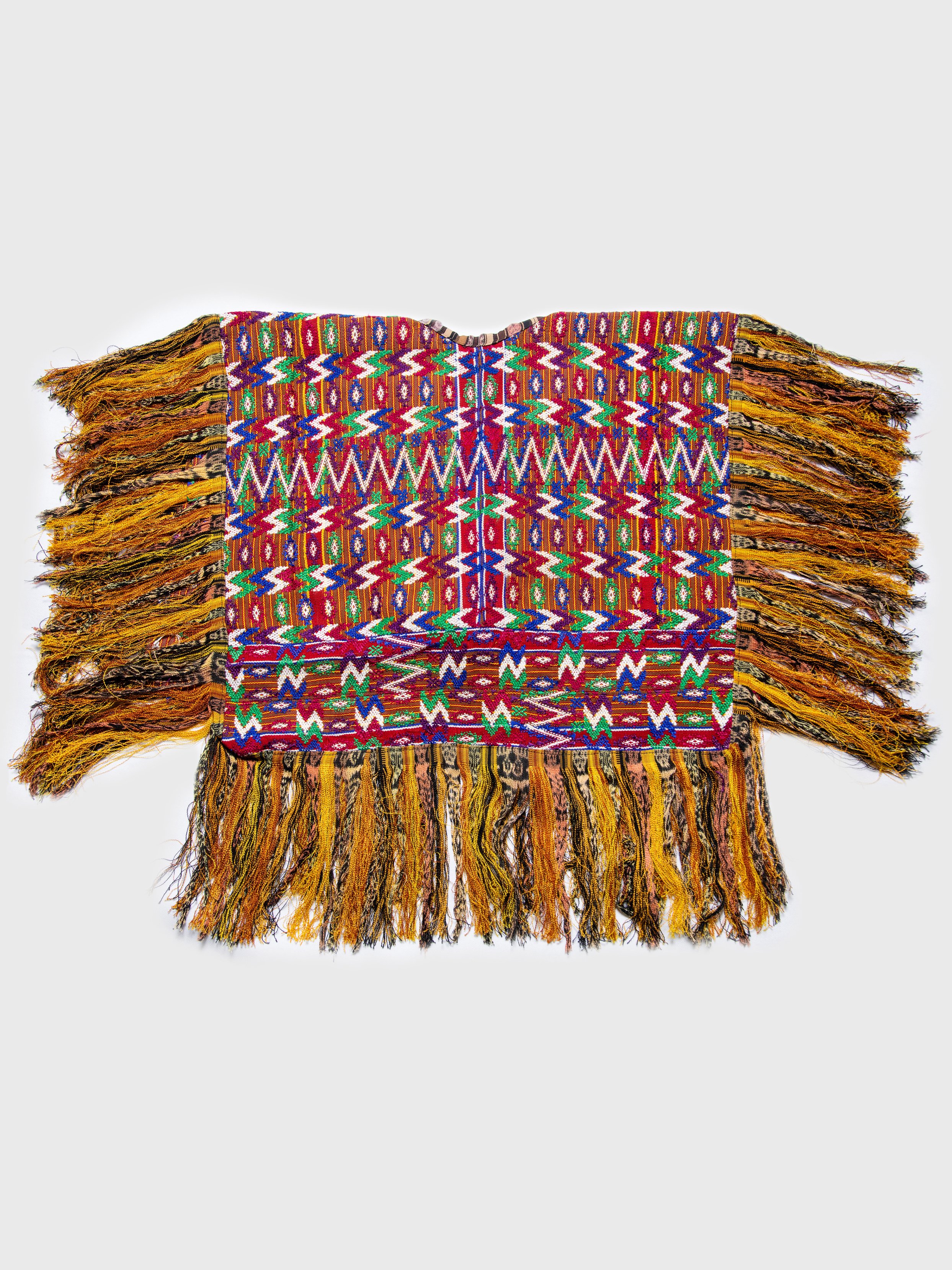 dos-olmecas-handwoven-mexican-cape-cuello-poncho-plum-red-mustard-product-back.jpg