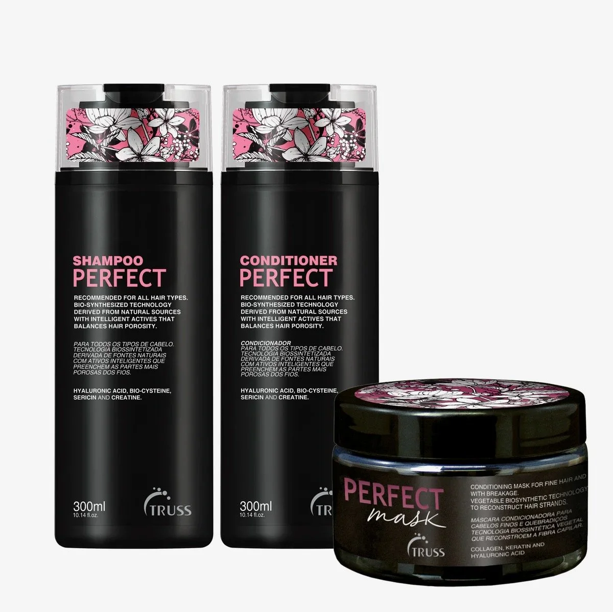 Set Shampoo, Acondicionador, mascarilla Truss Perfect