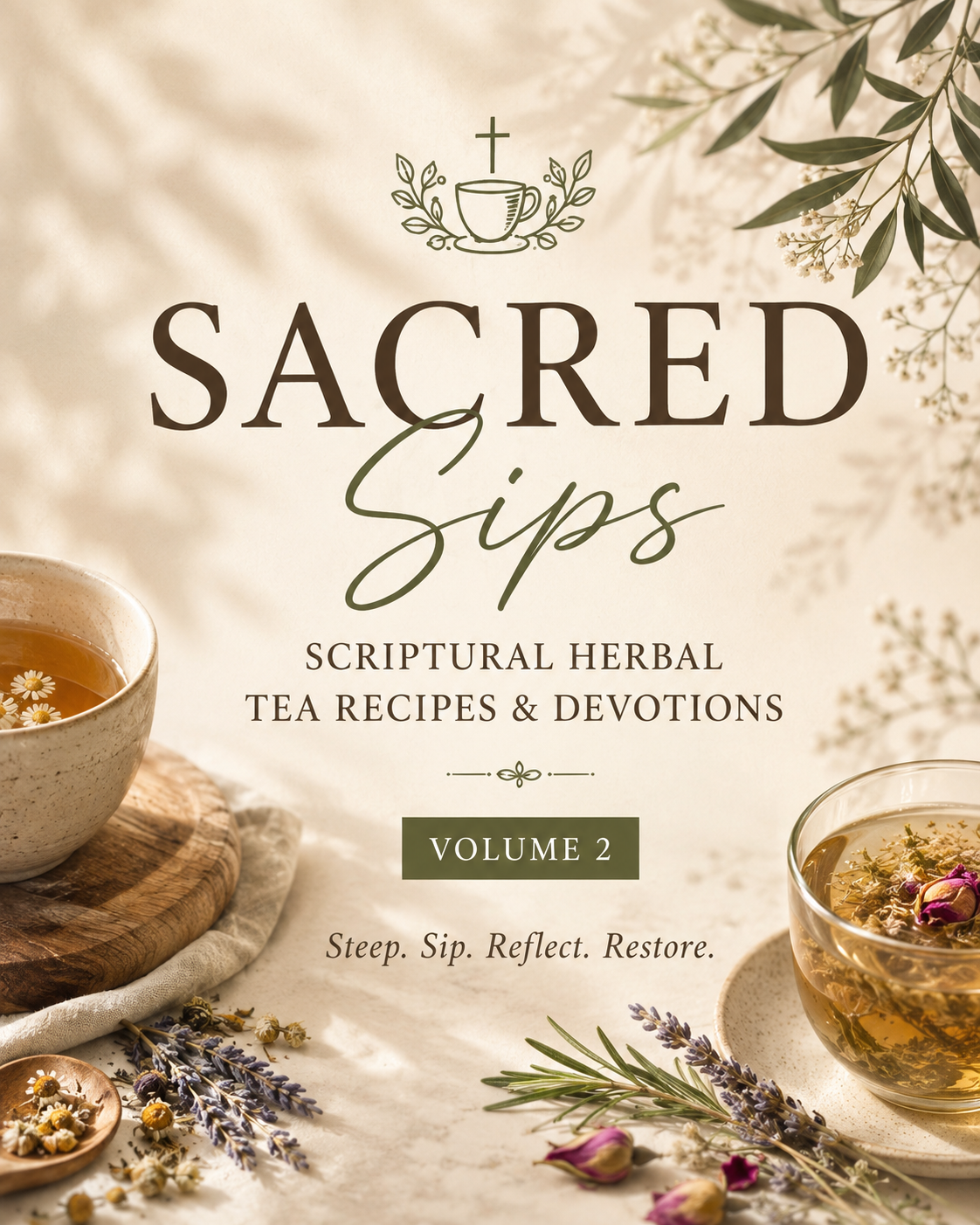 Sacred Sips: Scriptural Herbal Tea Recipes & Devotions- Volume 2
