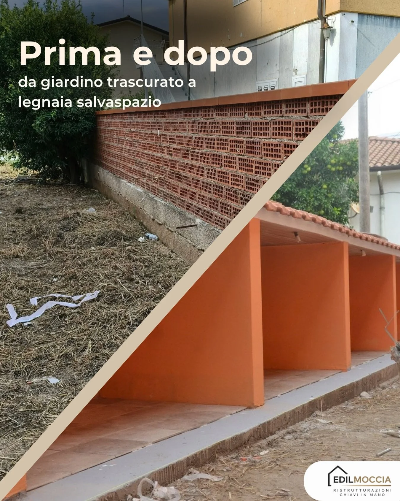 Capita spesso di non avere uno sgabuzzino all&rsquo;interno dell&rsquo;abitazione dove riporre attrezzi, legna o gli oggetti di tutti i giorni. Il nostro cliente si trovava esattamente in questa situazione, con un angolo di giardino trascurato e inut