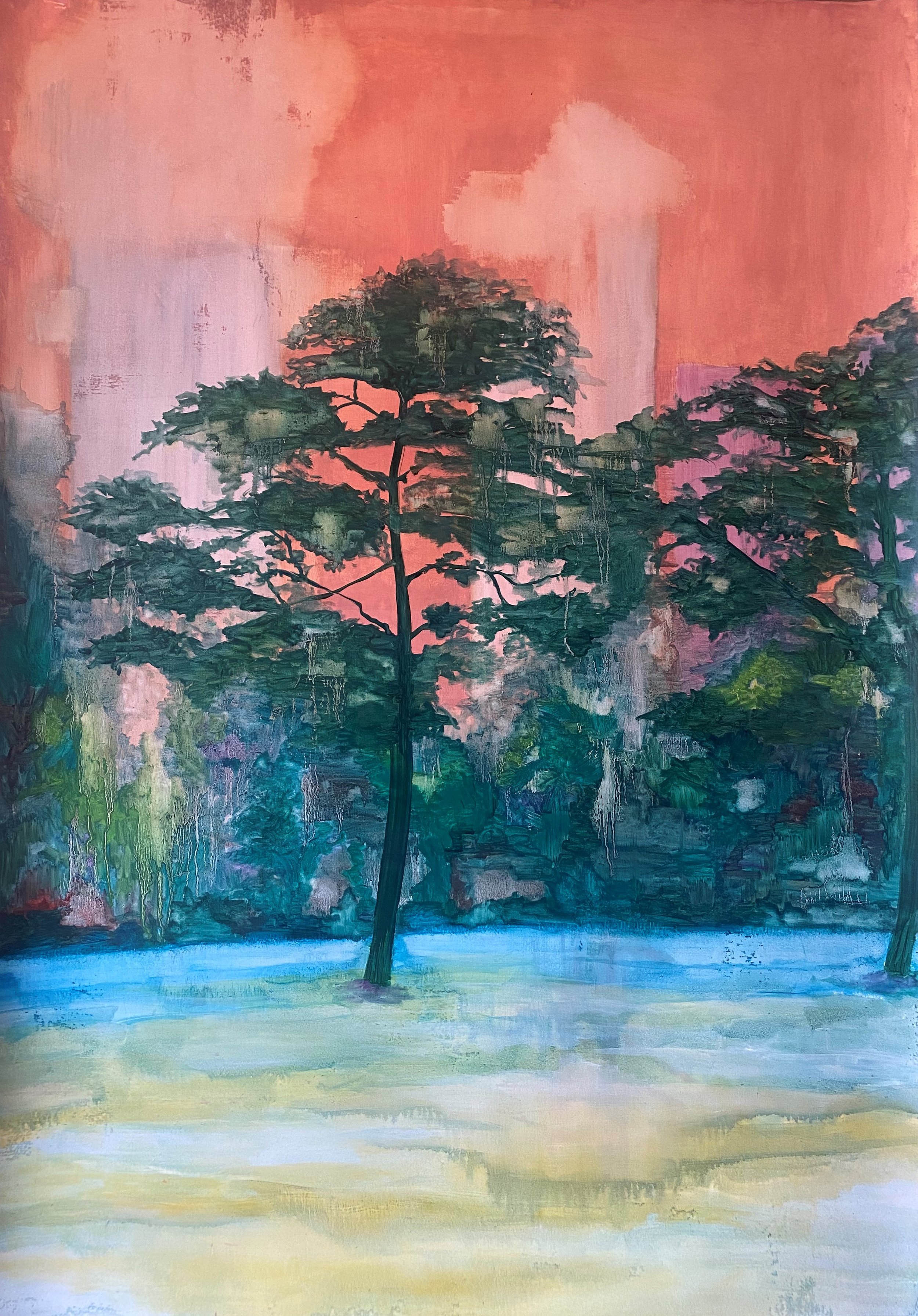 Towards the City 100 x 70 cm
