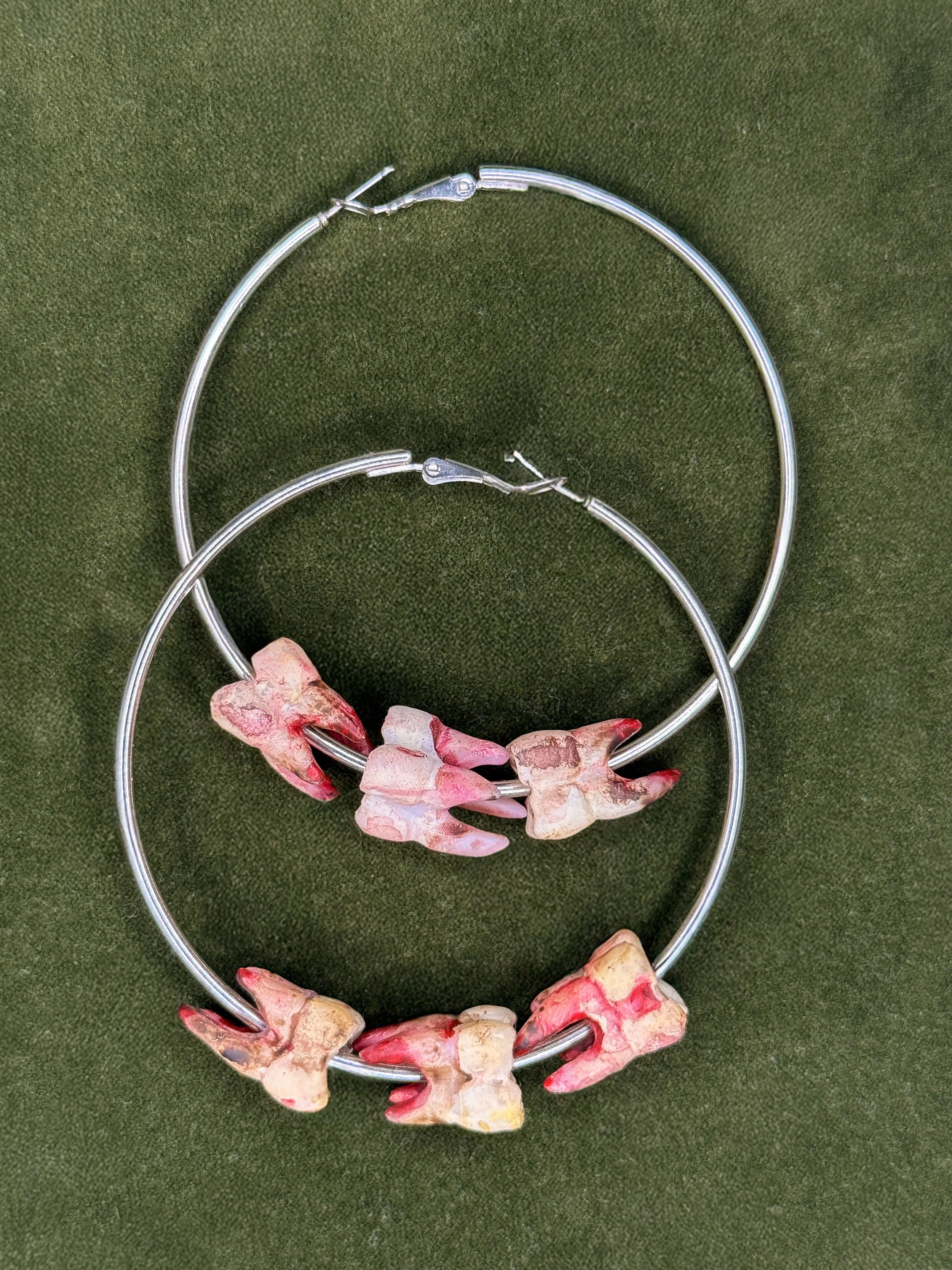 Dark Tooth Fairy Earrings