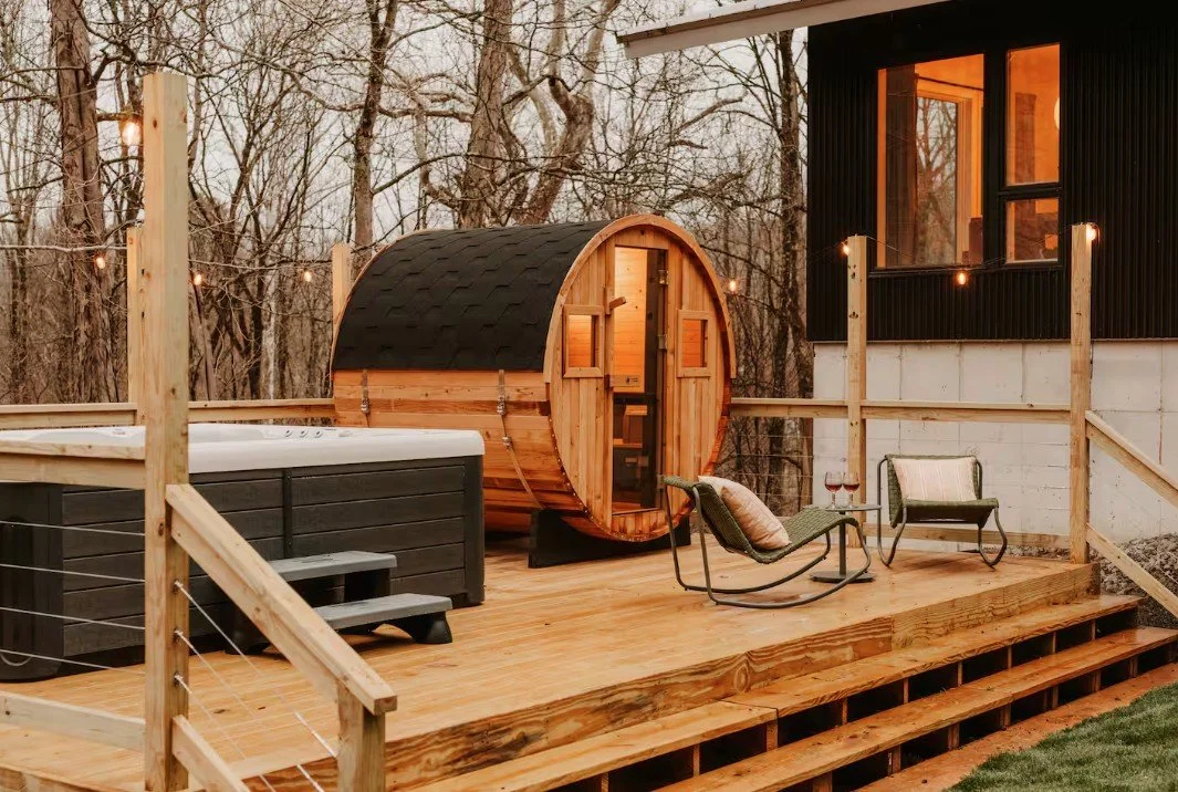 Sauna + Hot Tub
