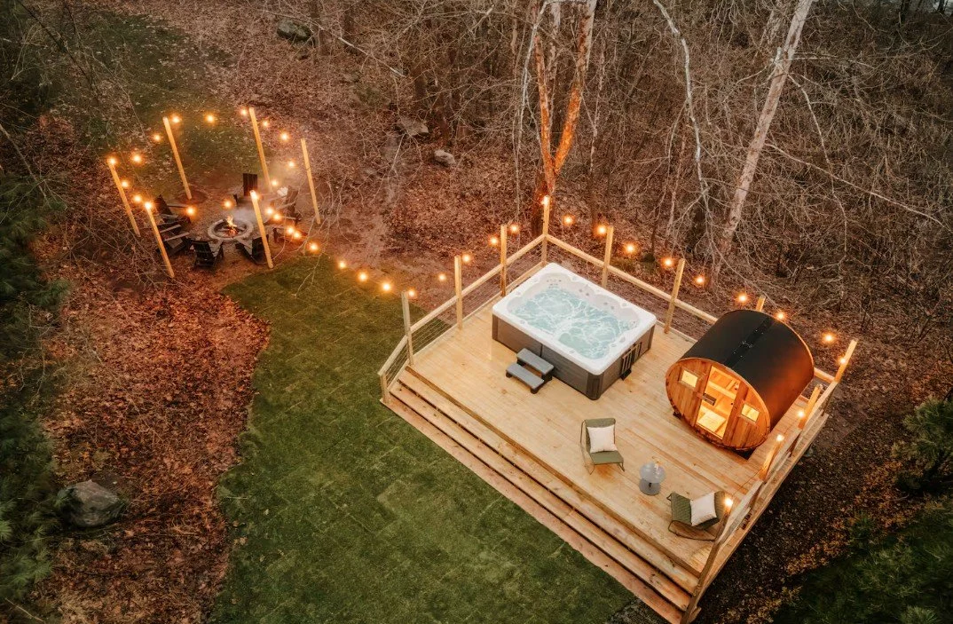 Hot Tub, Sauna, and Fire pit