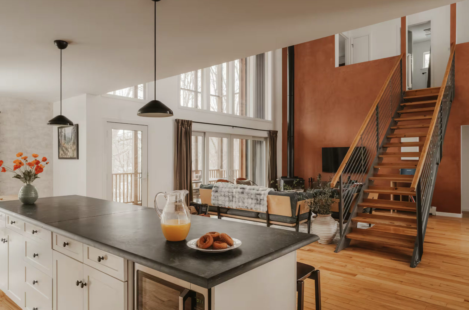 The Kitchen + Living Room