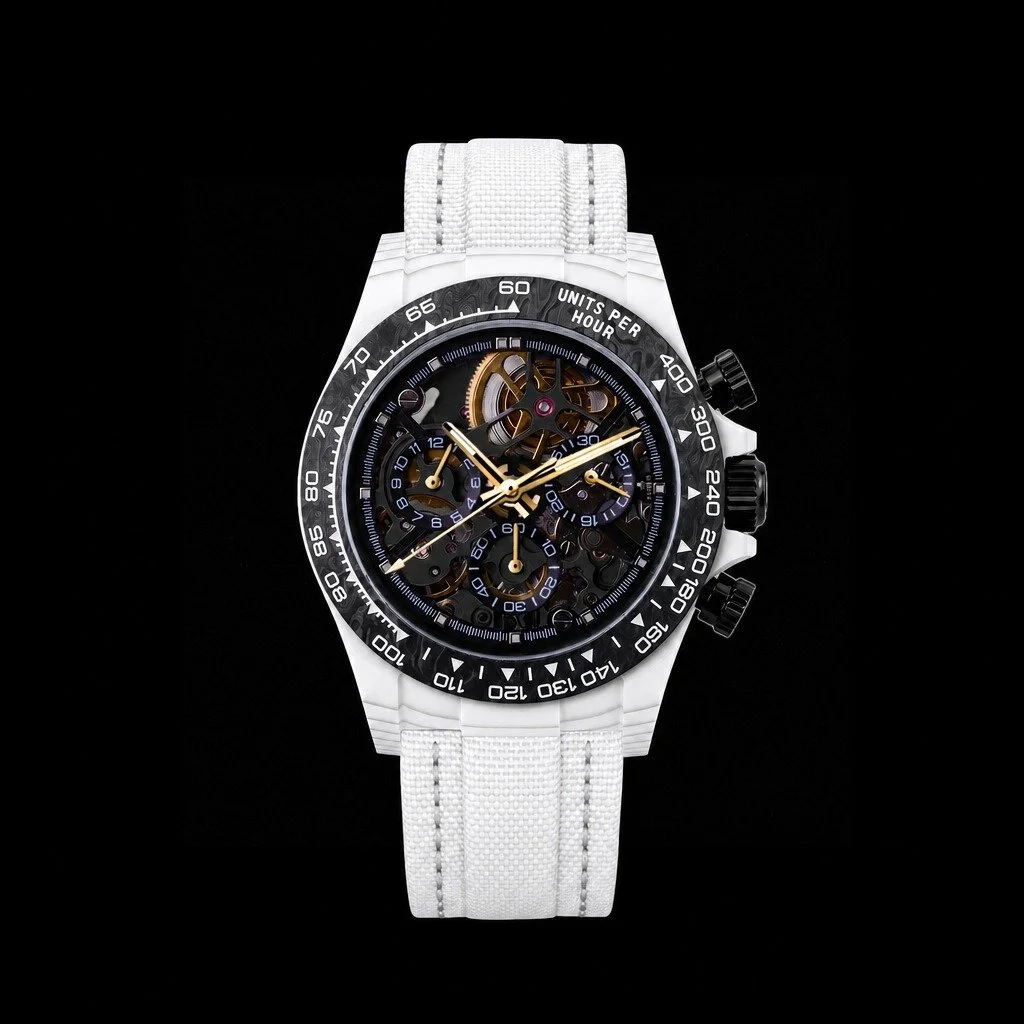 Carbonix Chronograph Alpine White