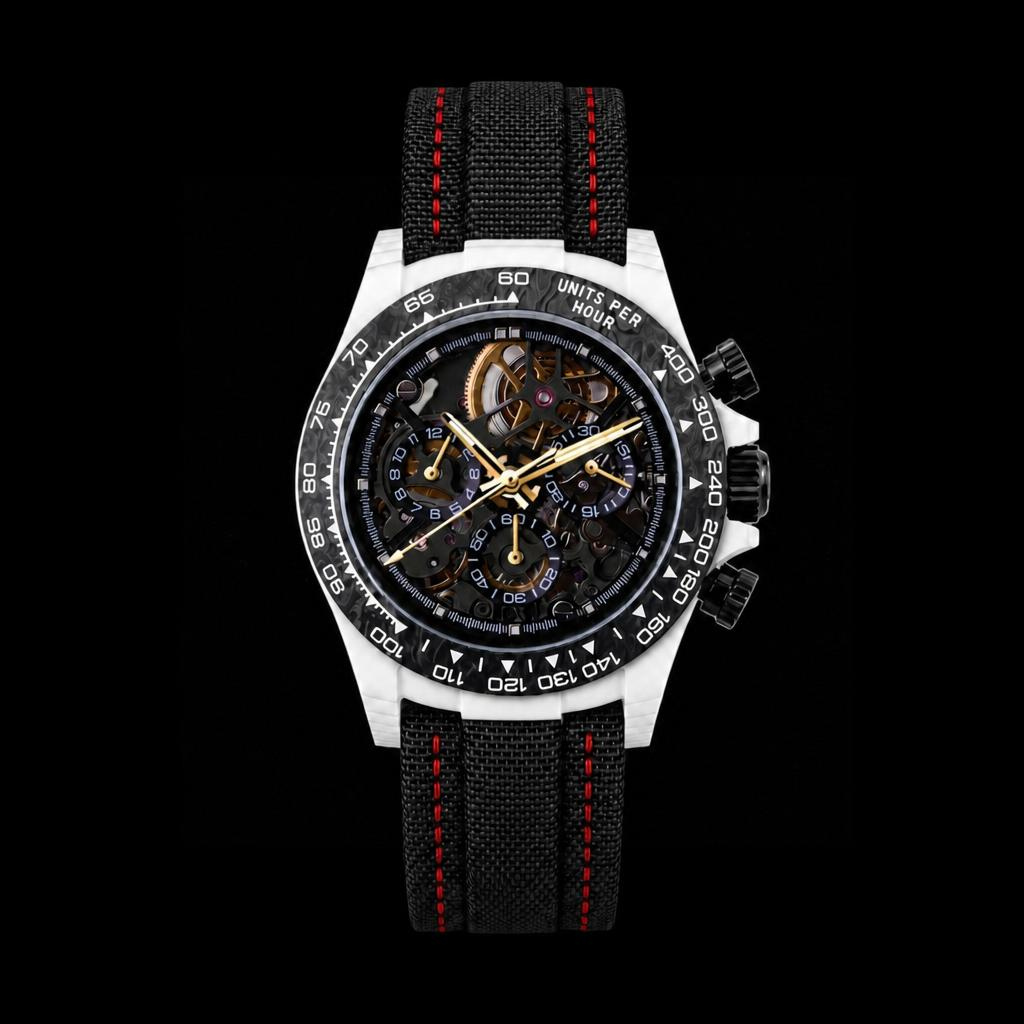 Carbonix Chronograph Alpine White
