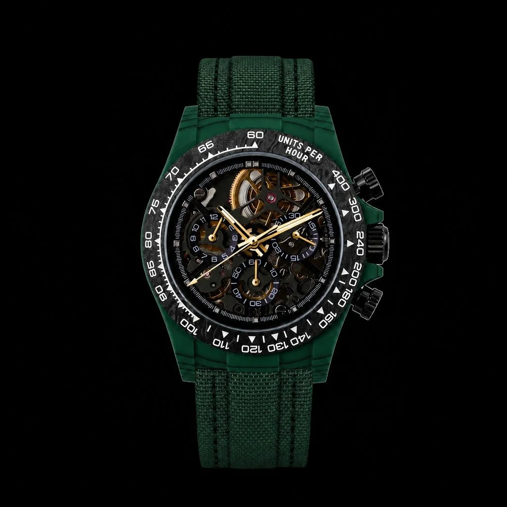 Carbonix Chronograph Racing Green