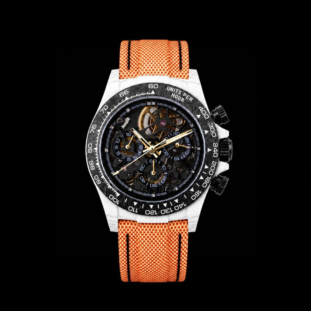 Carbonix Chronograph Alpine White