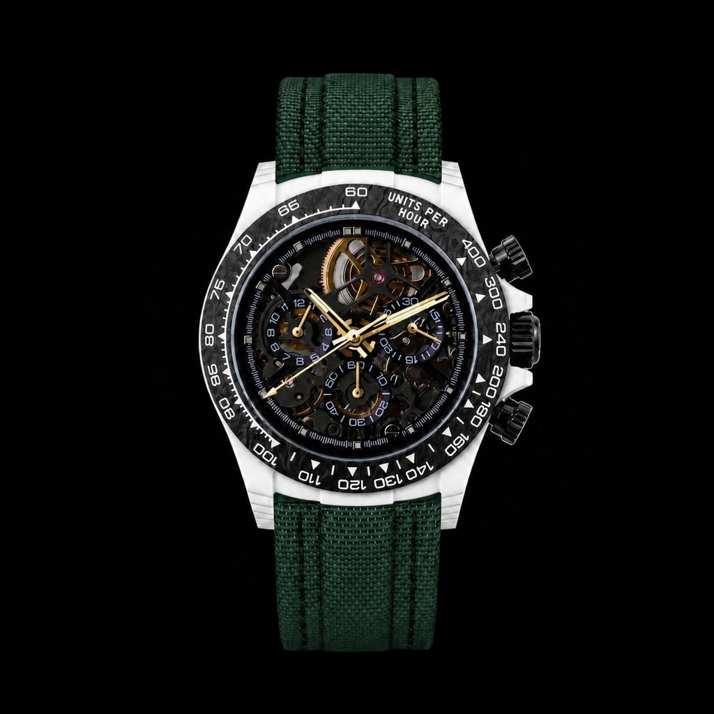 Carbonix Chronograph Alpine White