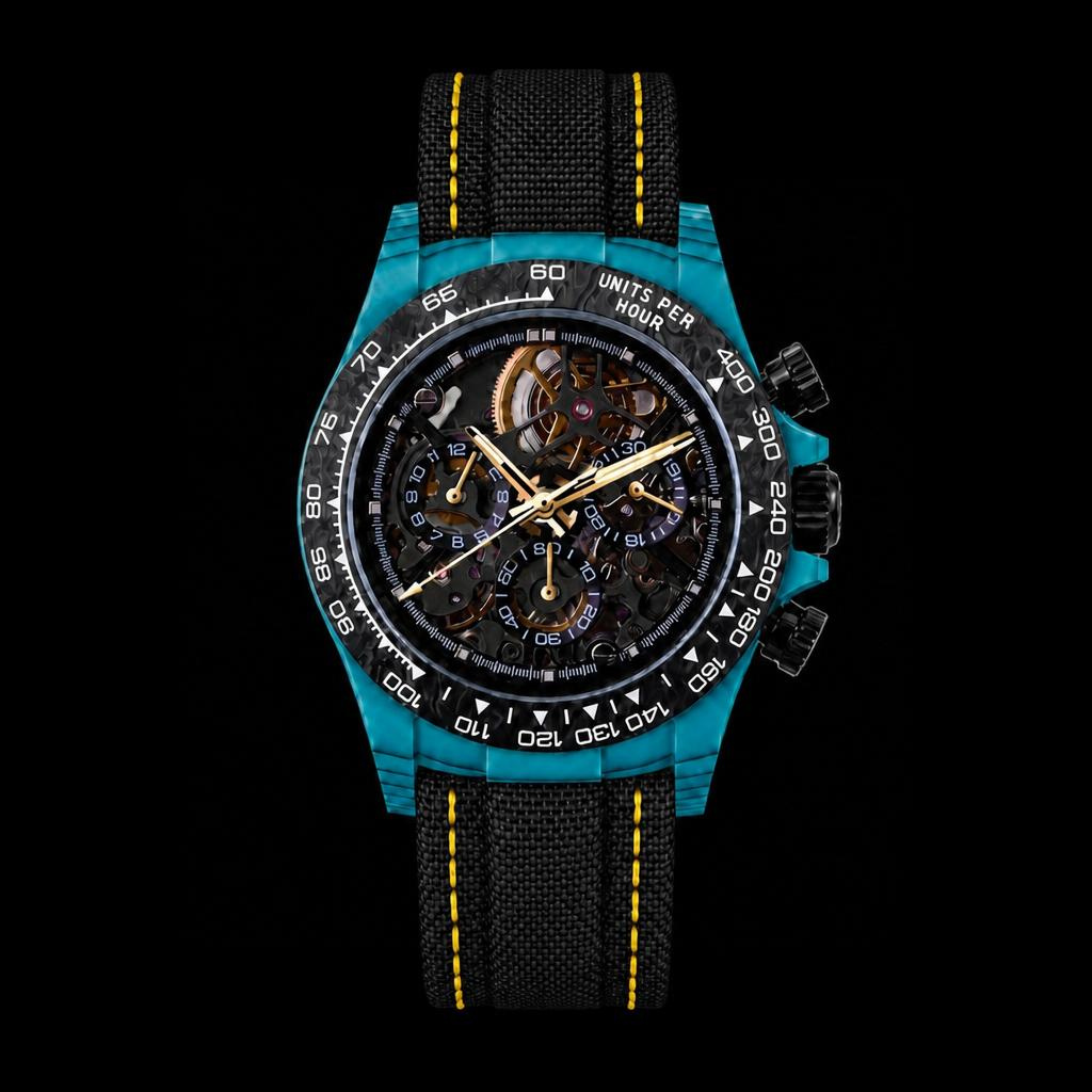 Carbonix Chronograph Aegean Blue