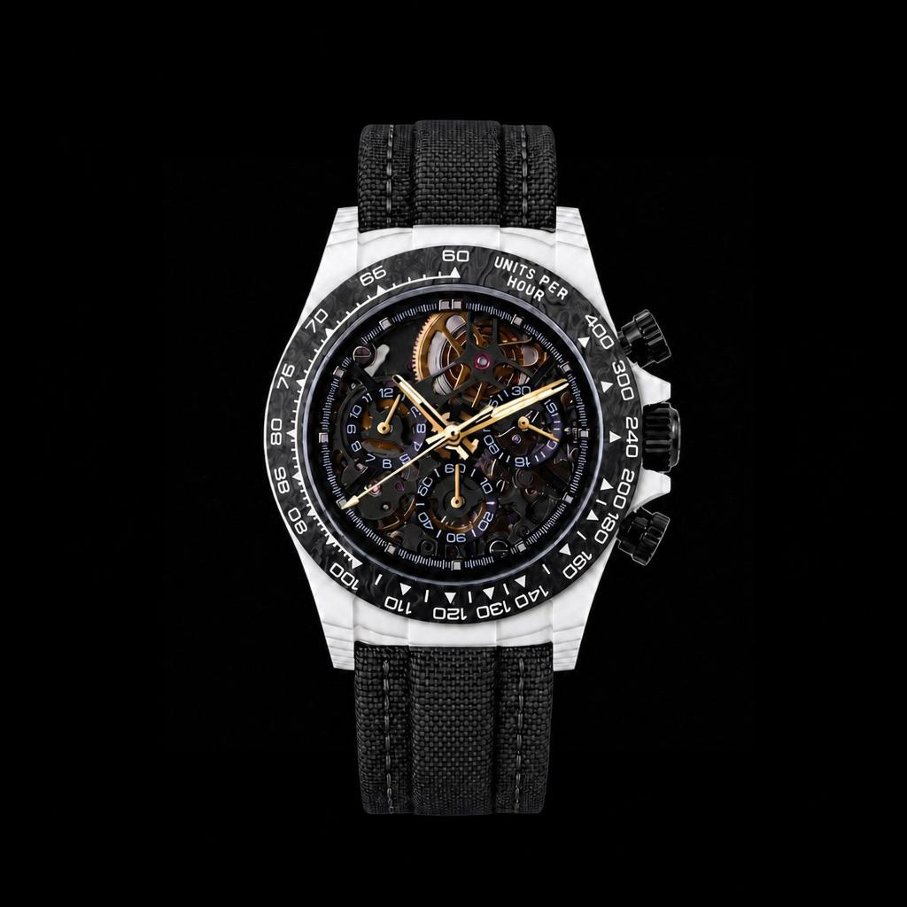 Carbonix Chronograph Alpine White