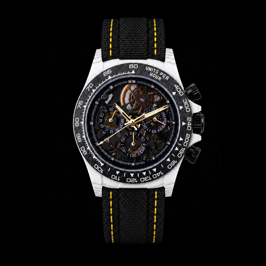 Carbonix Chronograph Alpine White