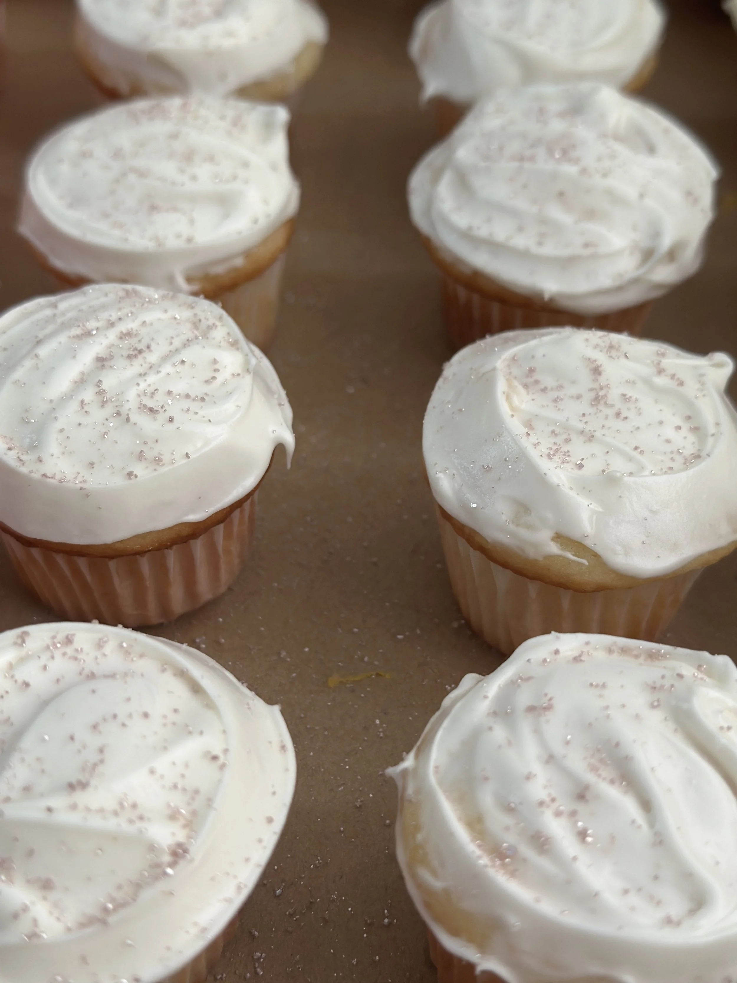 Mini Vanilla Cupcakes