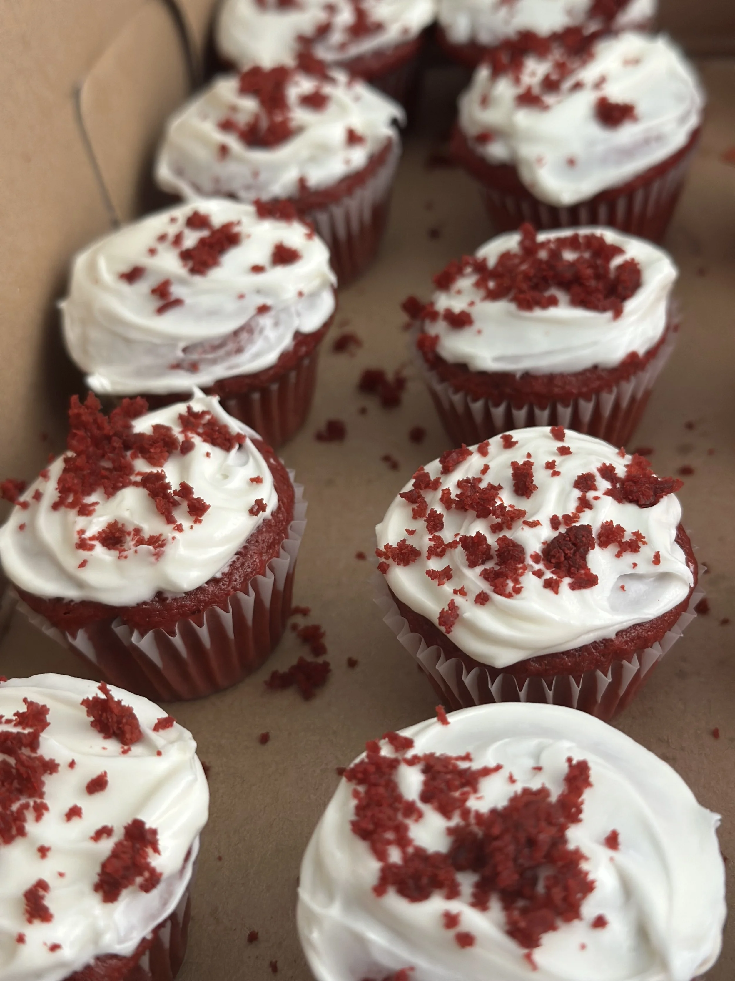 Mini Red Velvet Cupcakes