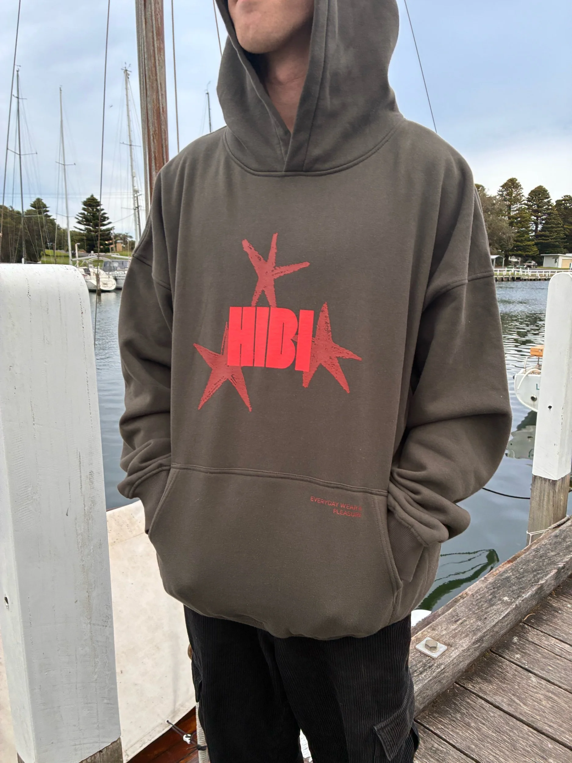 Star Hoodie - Khaki