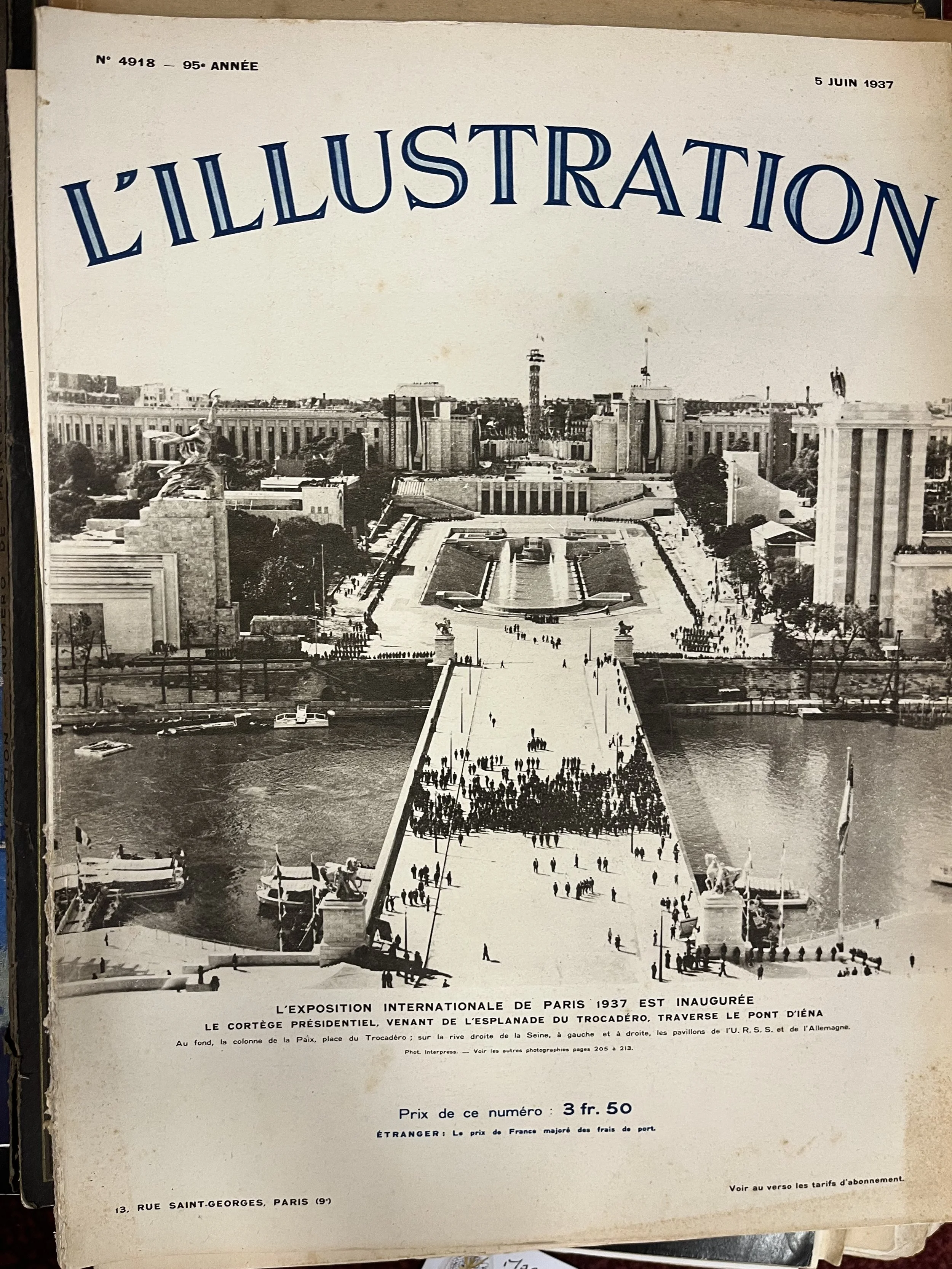 Magazine "L'illustration"