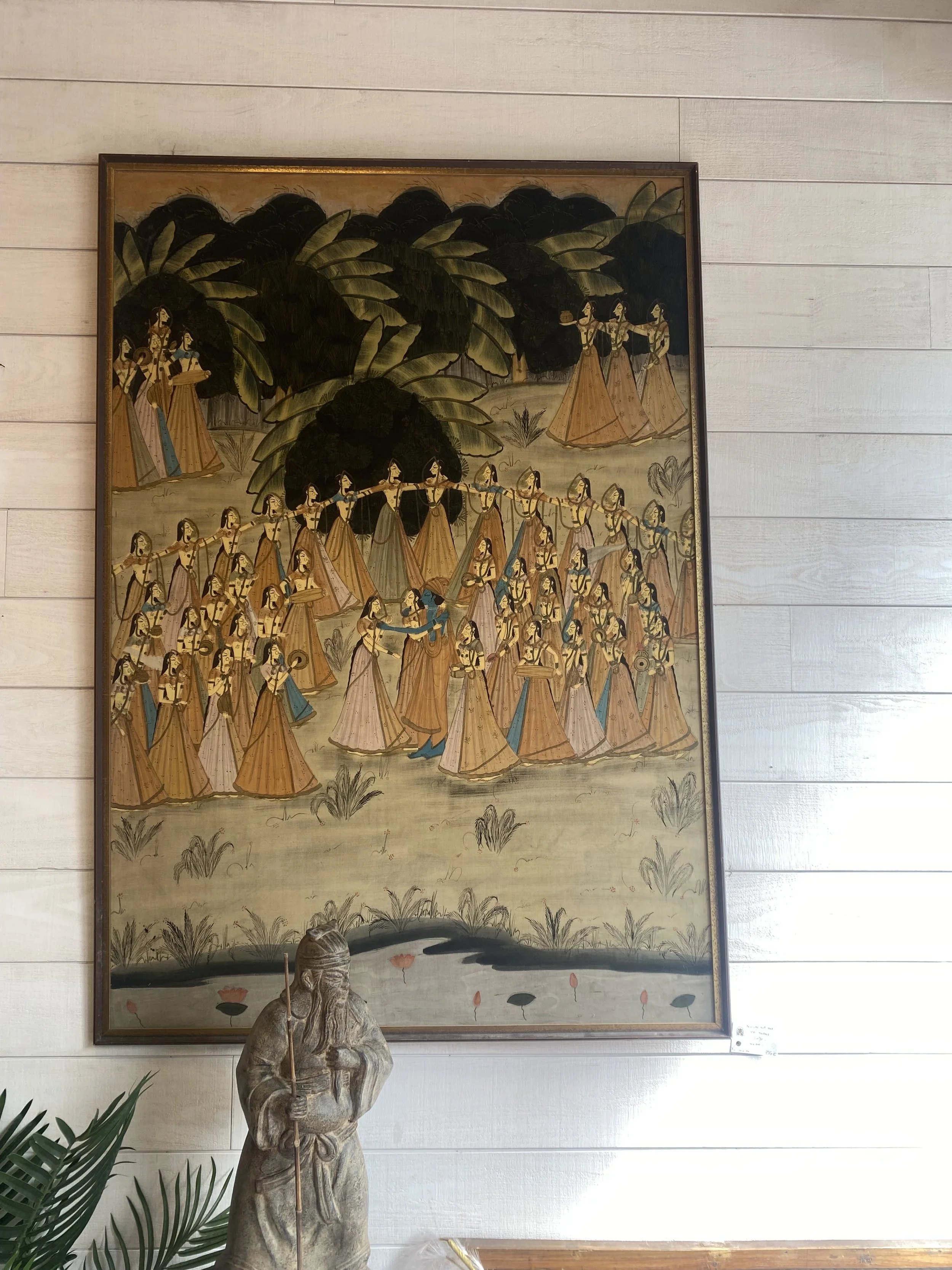 Toile de peinture sur soie - INDE