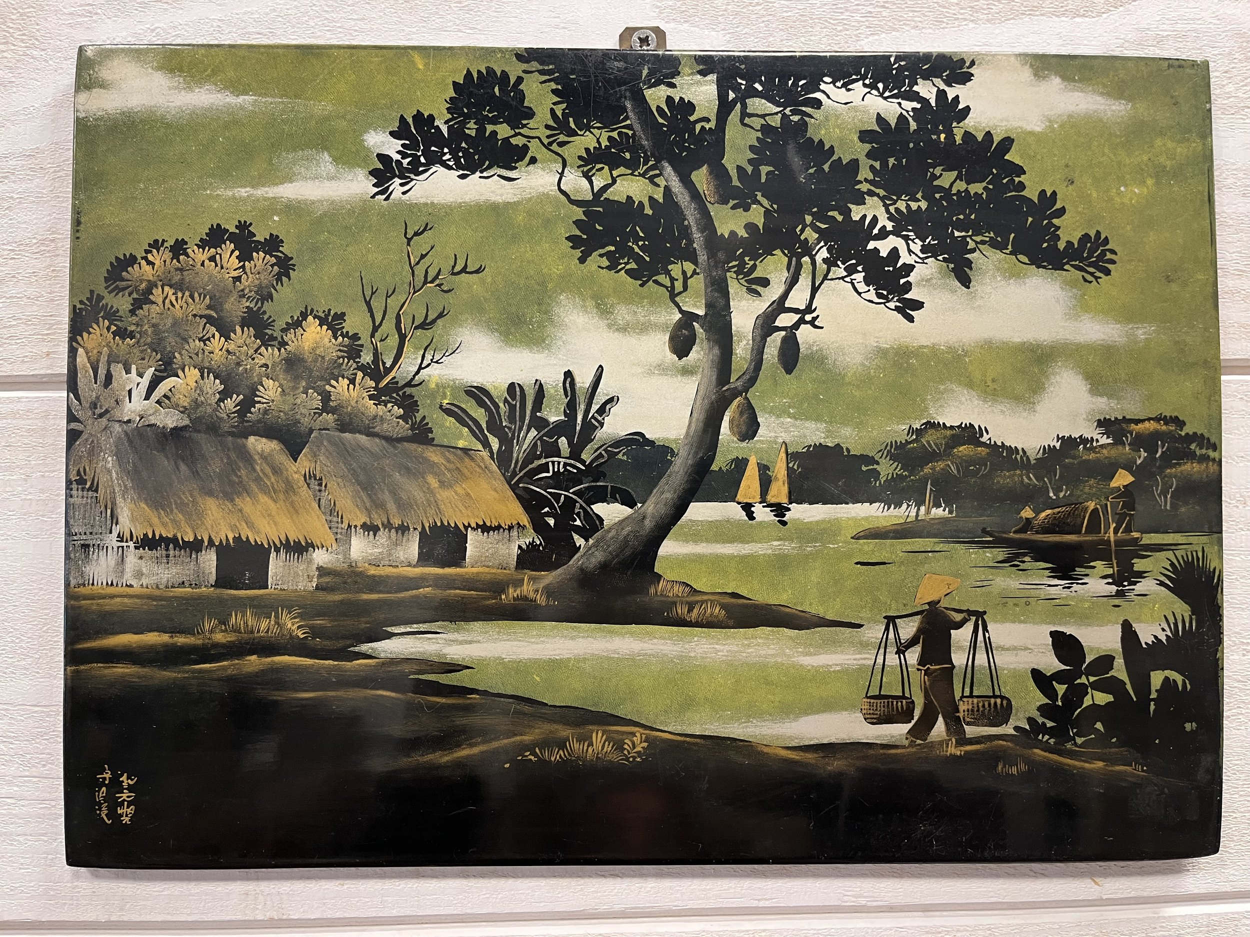 Tableau en bois laqué - Comptoir de zanzibar - Brest 1.jpeg