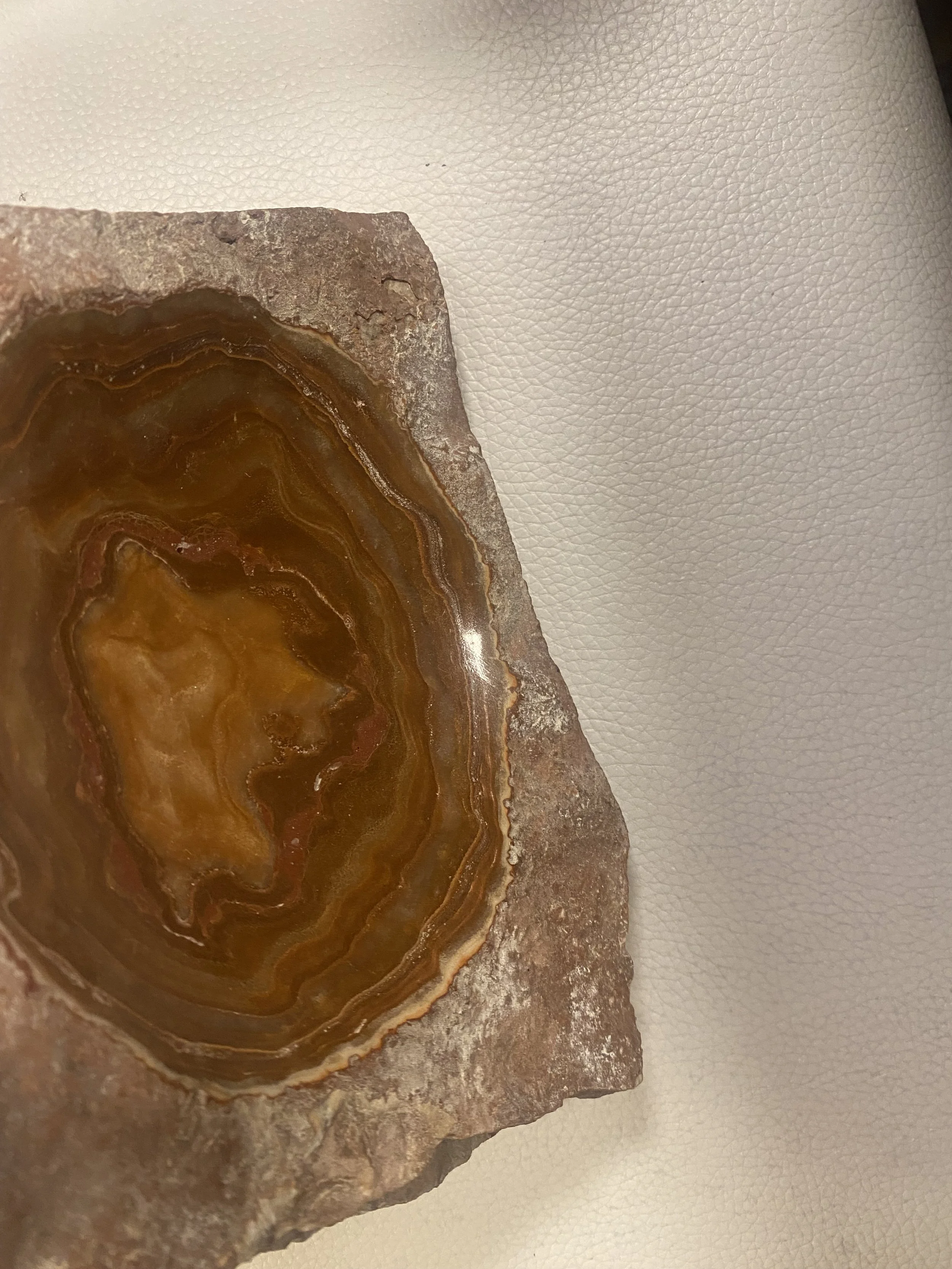 Cendrier / vide poche en agate - MAROC
