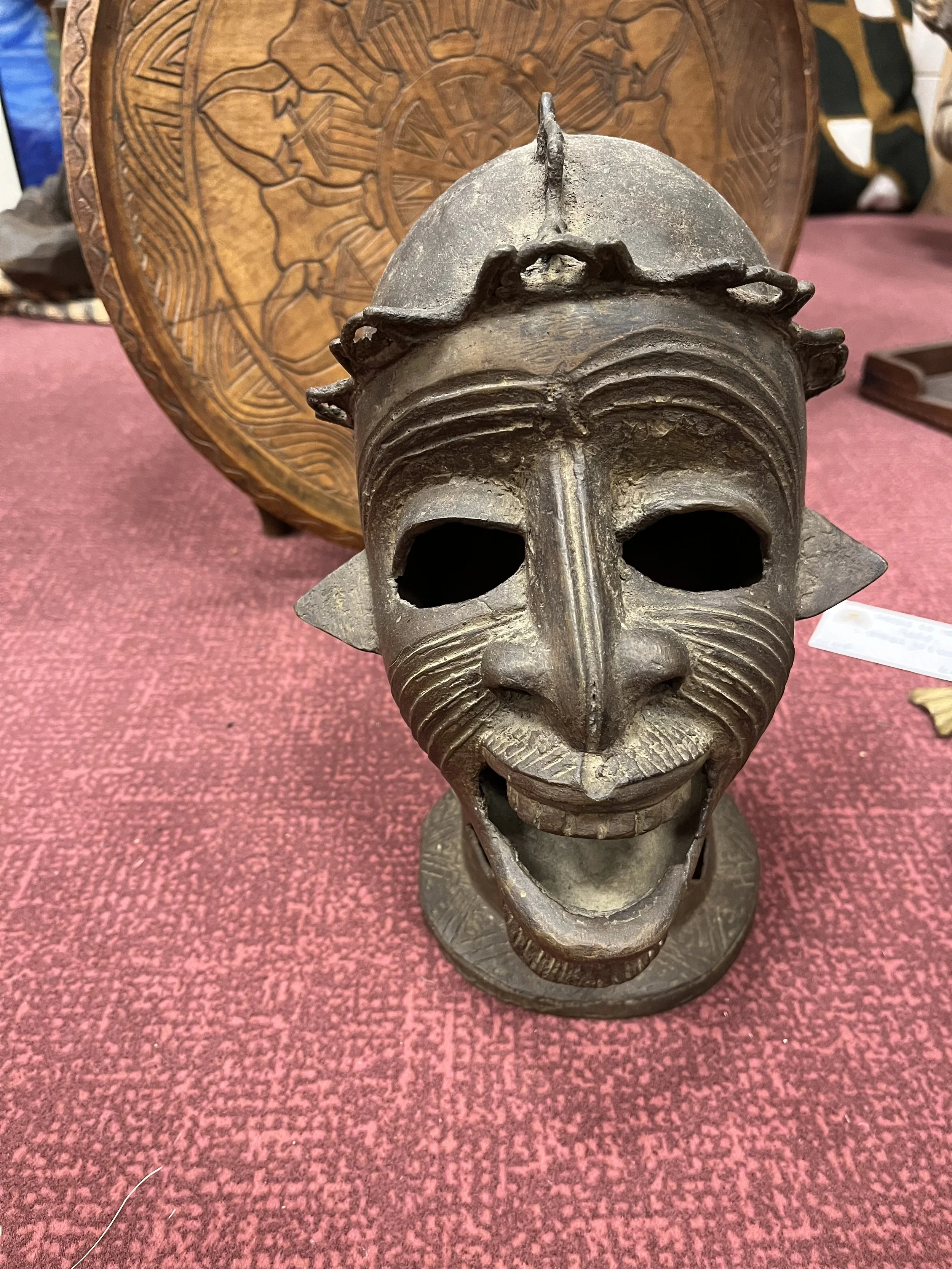Masque en bronze - COTE D'IVOIRE