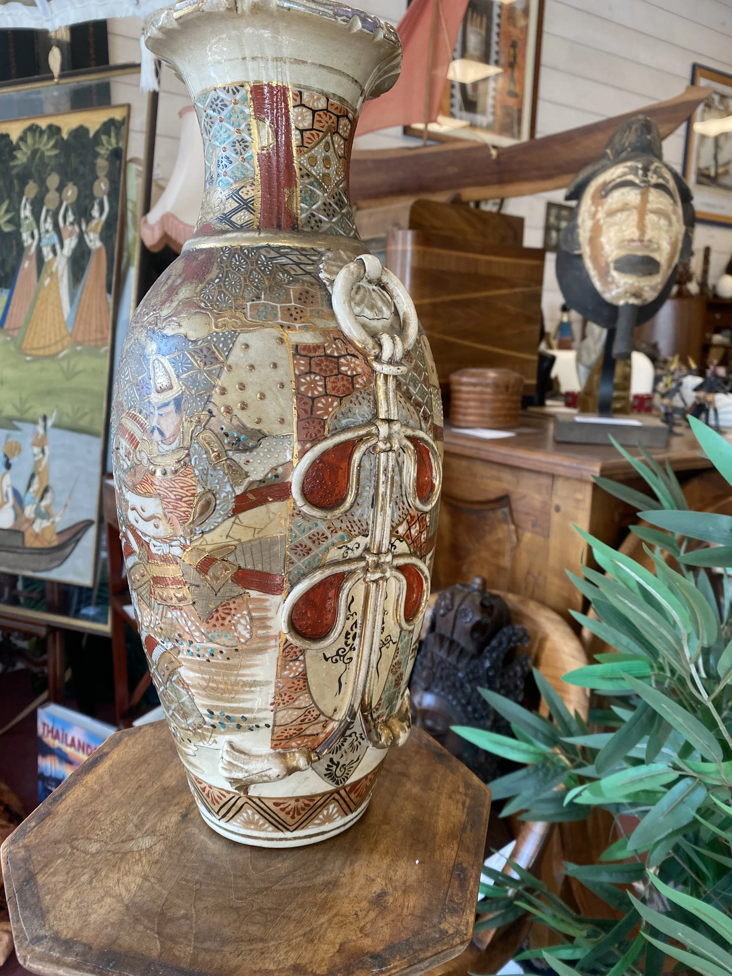Vase en céramique Satsuma - JAPON