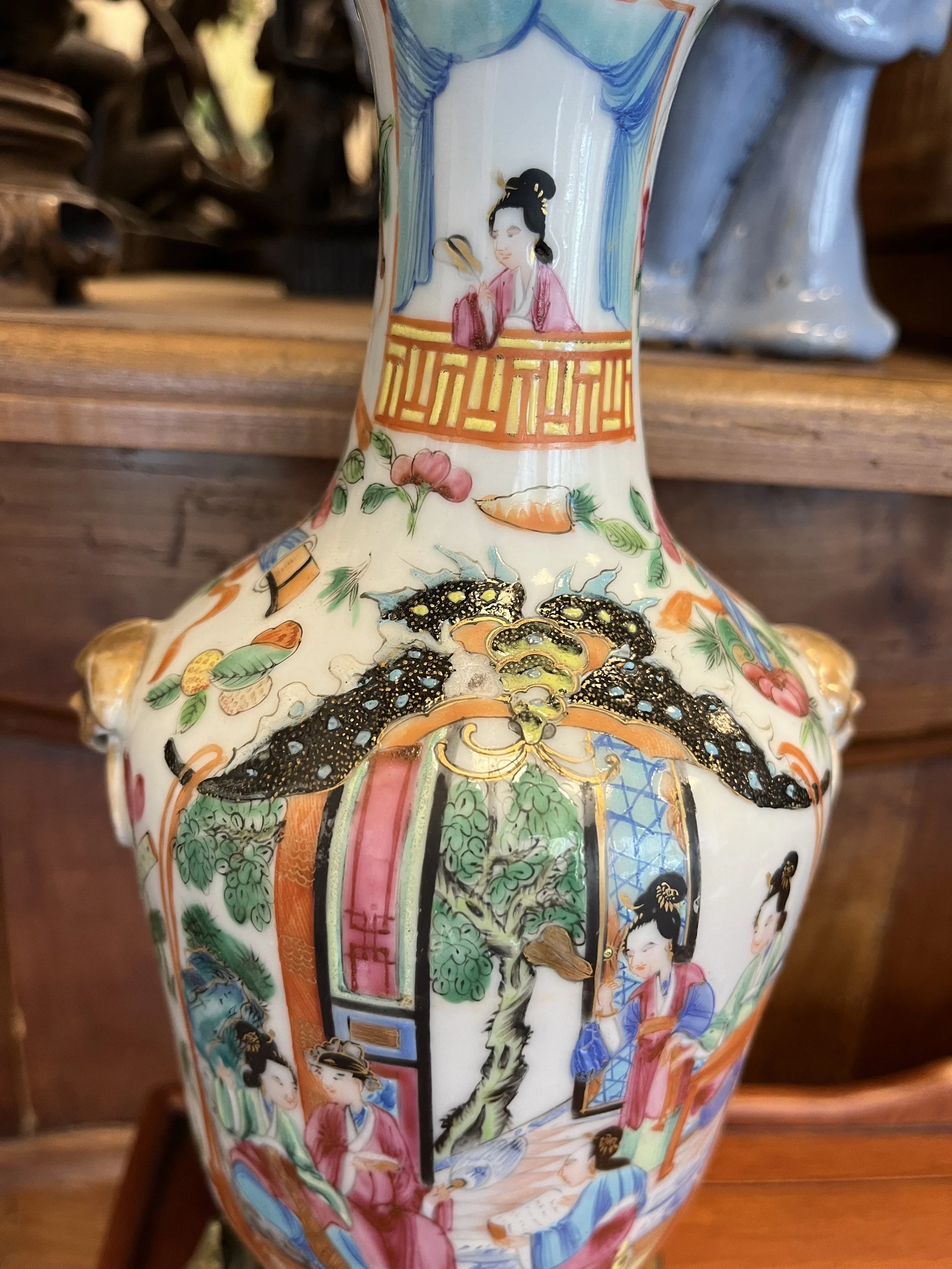 Vase en pocelaine de canton - comptoir de zanzibar - Brest 2.jpeg
