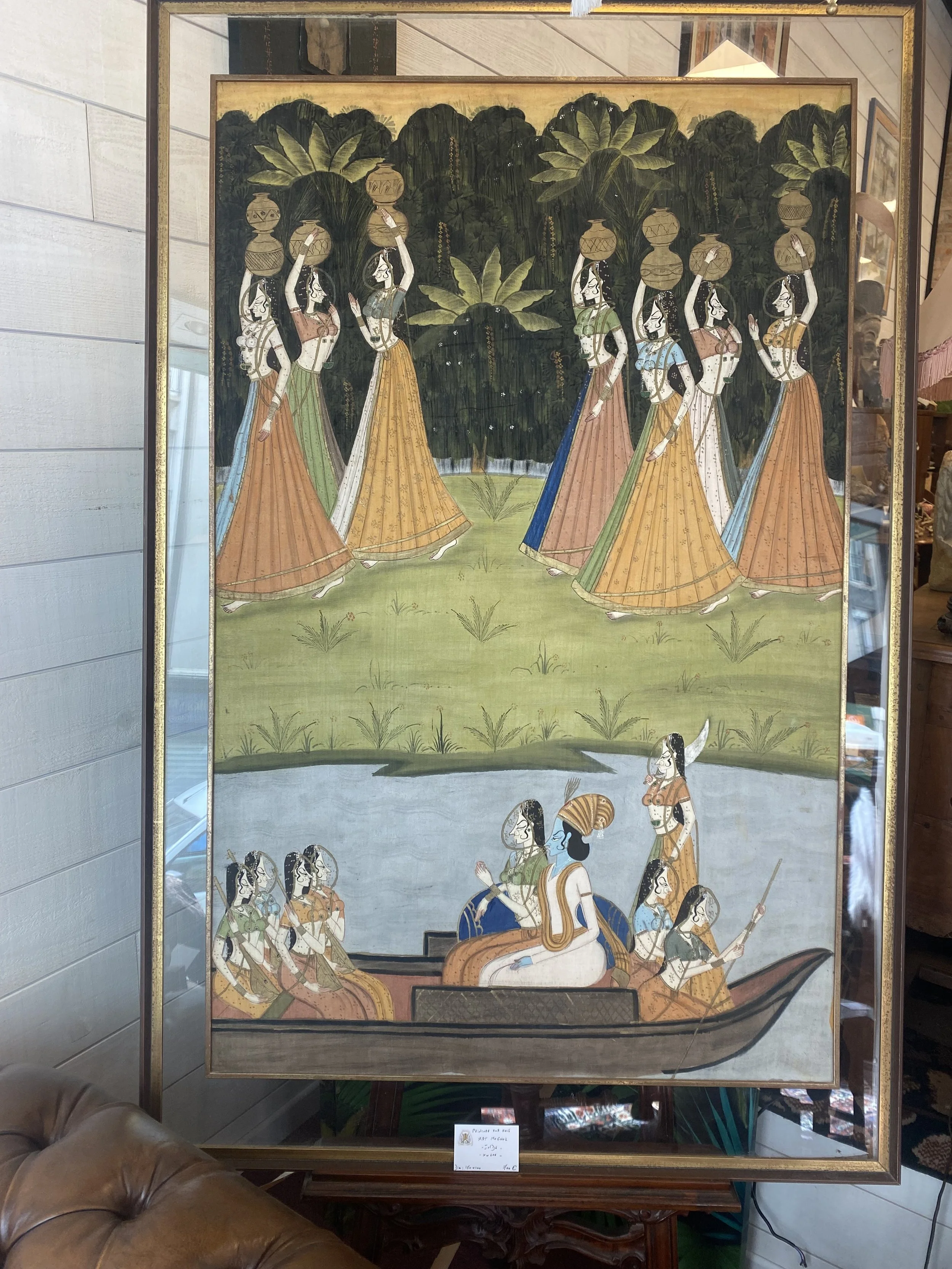 Toile de peinture sur soie - INDE