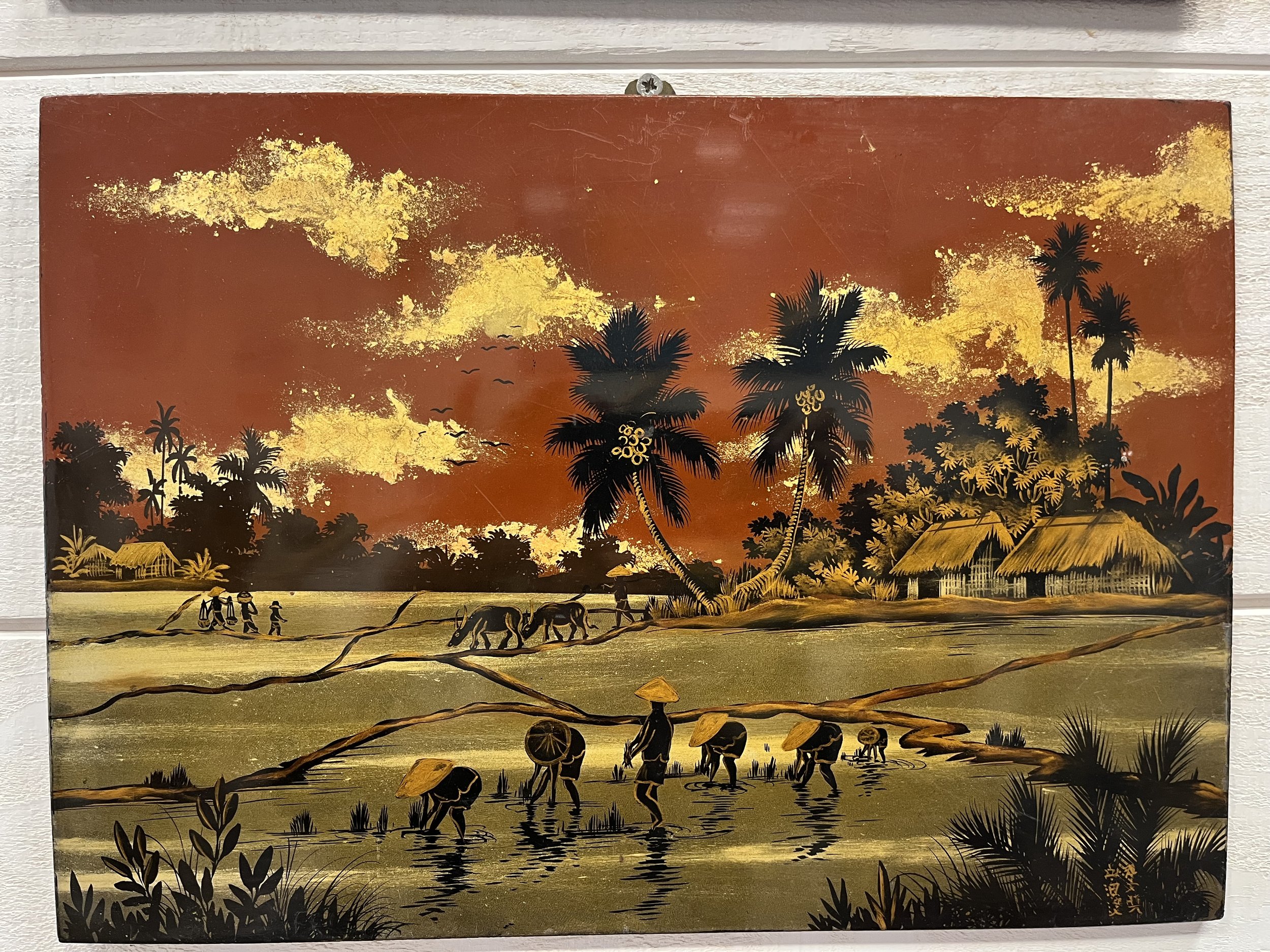 Tableau en bois laqué - Comptoir de zanzibar - Brest.jpeg