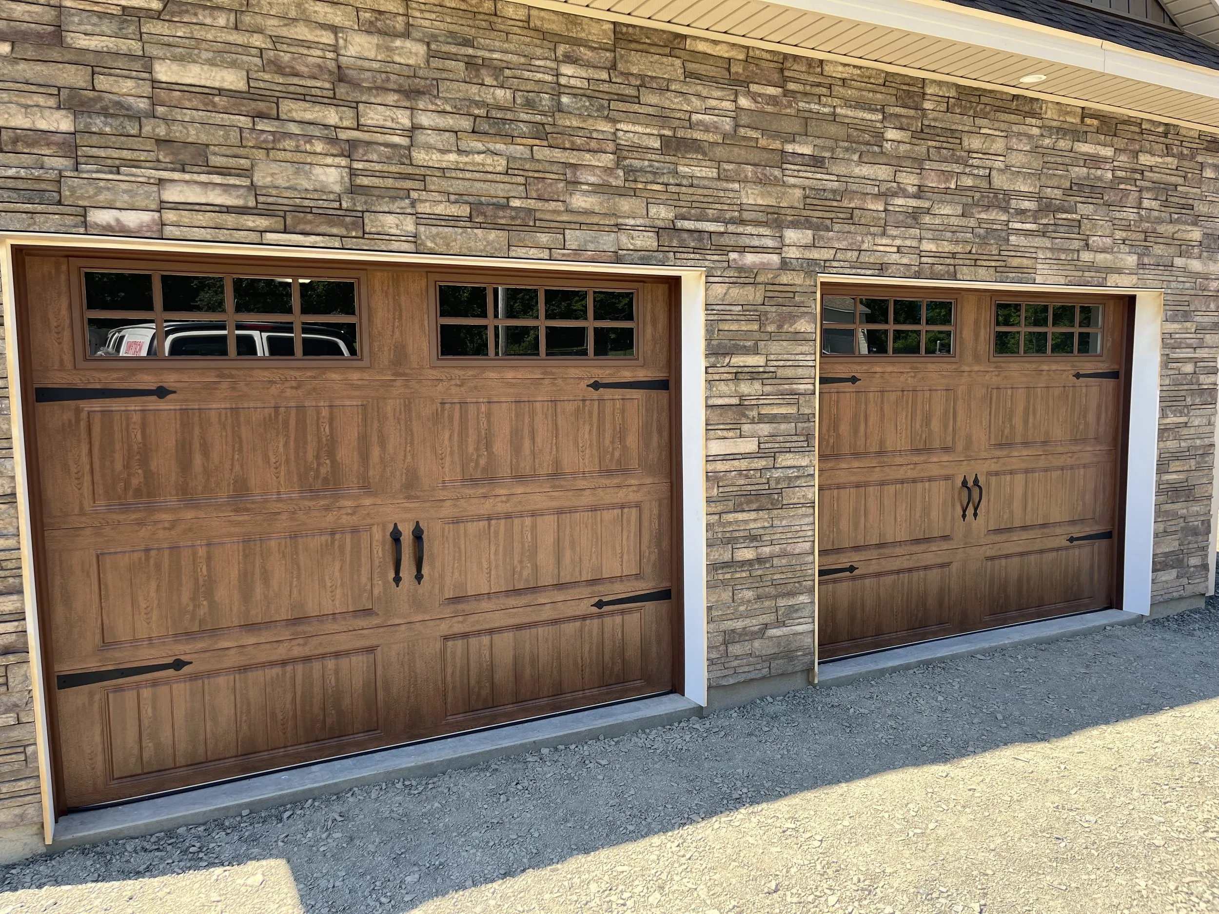 New install carriage house garage doors - Clopay Gallery - Schaghticoke, NY