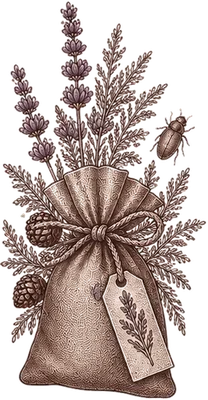 Illustration botanique évoquant la prévention des nuisibles