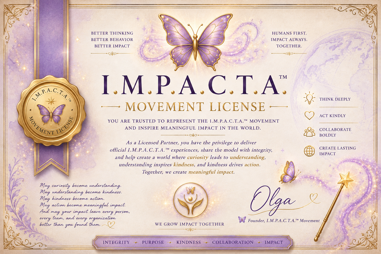 🦋 I.M.P.A.C.T.A.™ Movement License