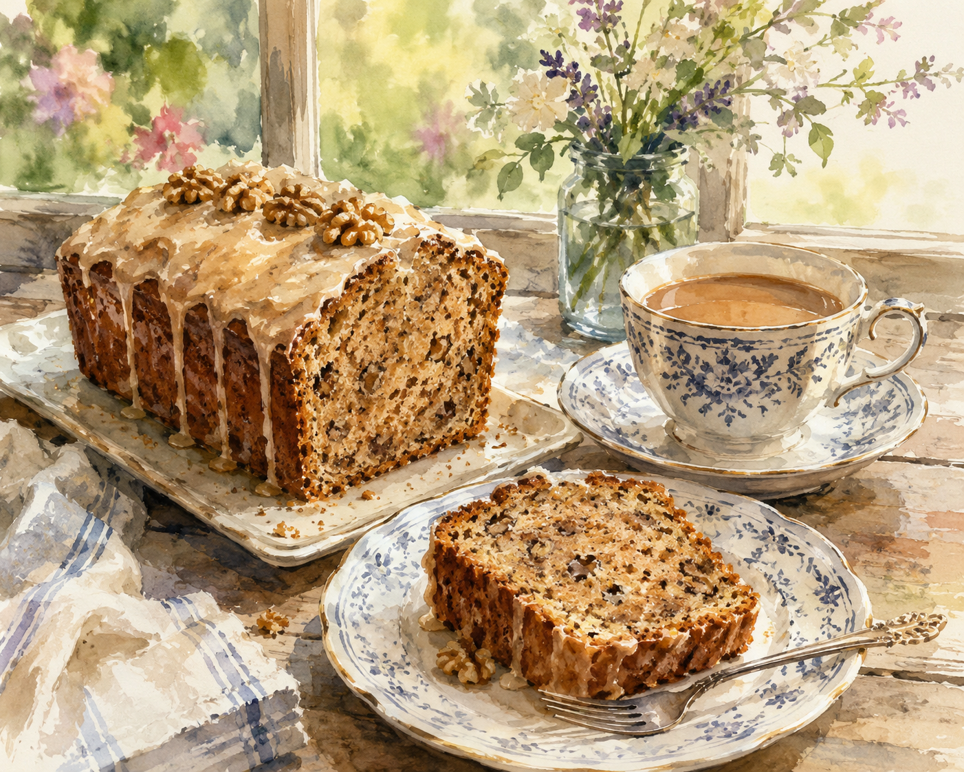 Walnut and coffee cake I made