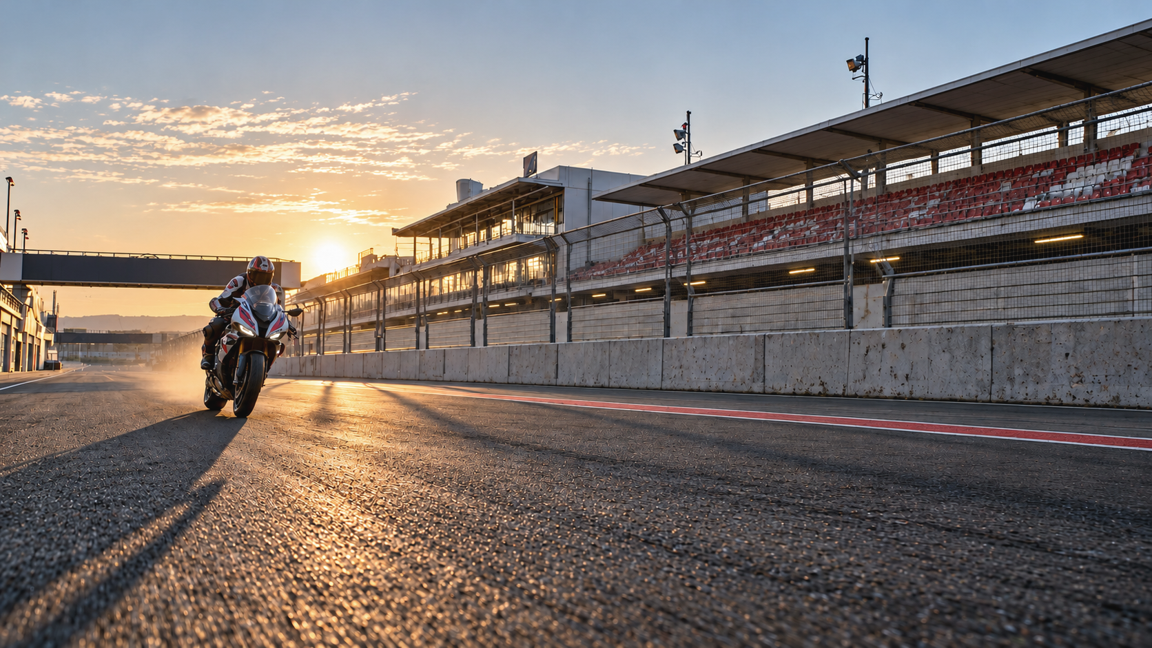 Superbike en el pit lane al amanecer.png