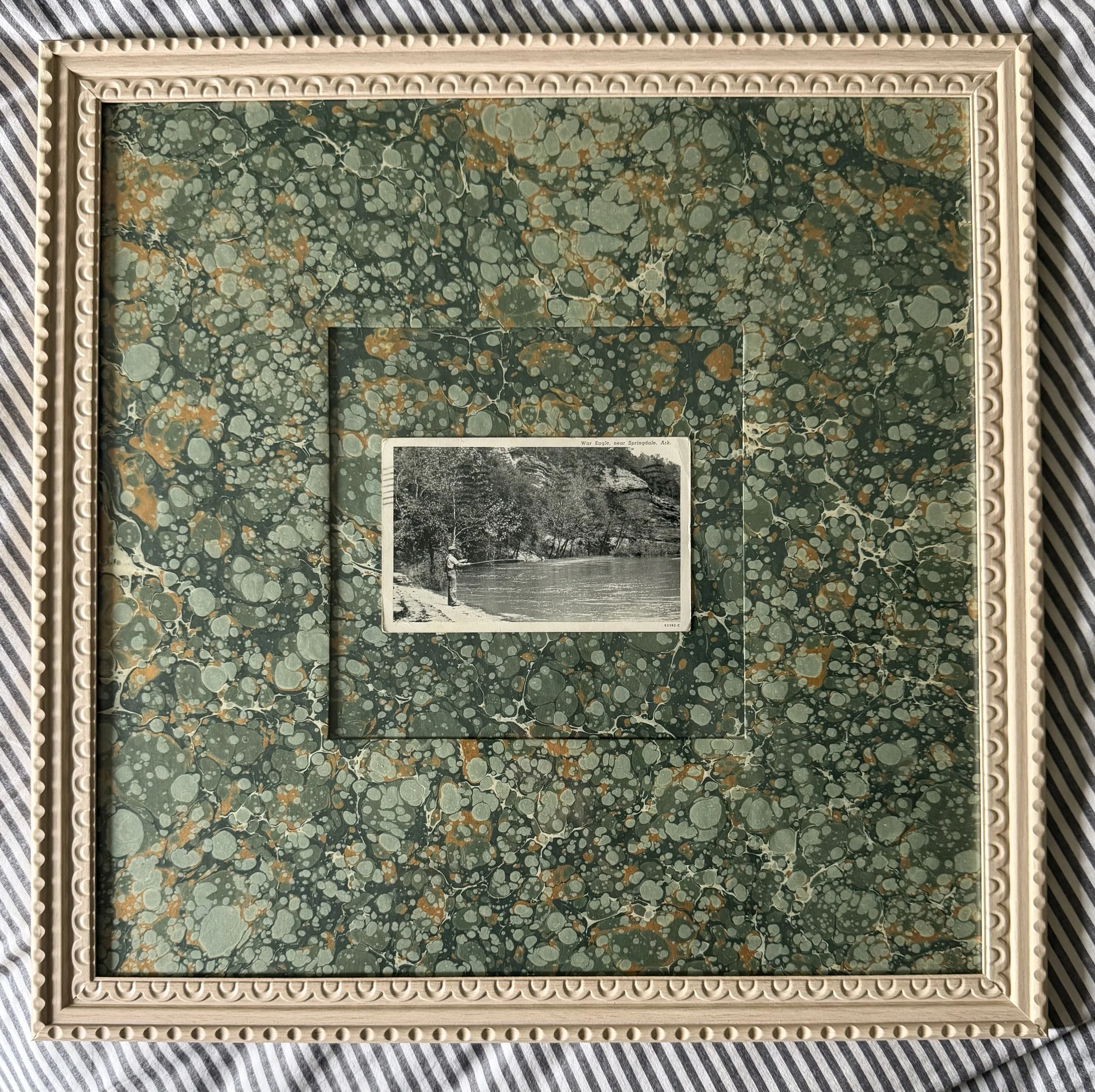 Framed War Eagle Arkansas Postcard